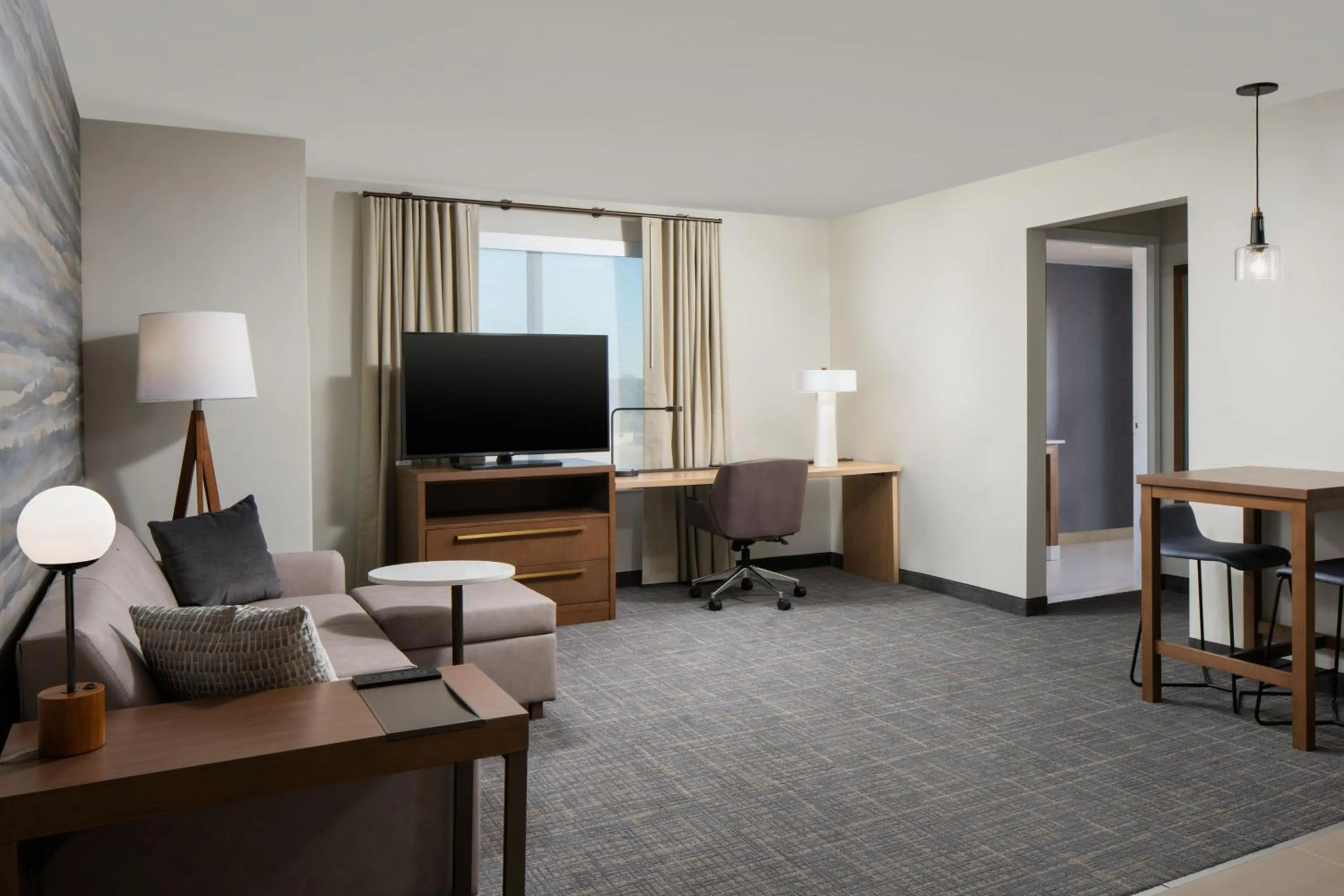 Living room in Residence Inn by Marriott Tampa Wesley Chapel