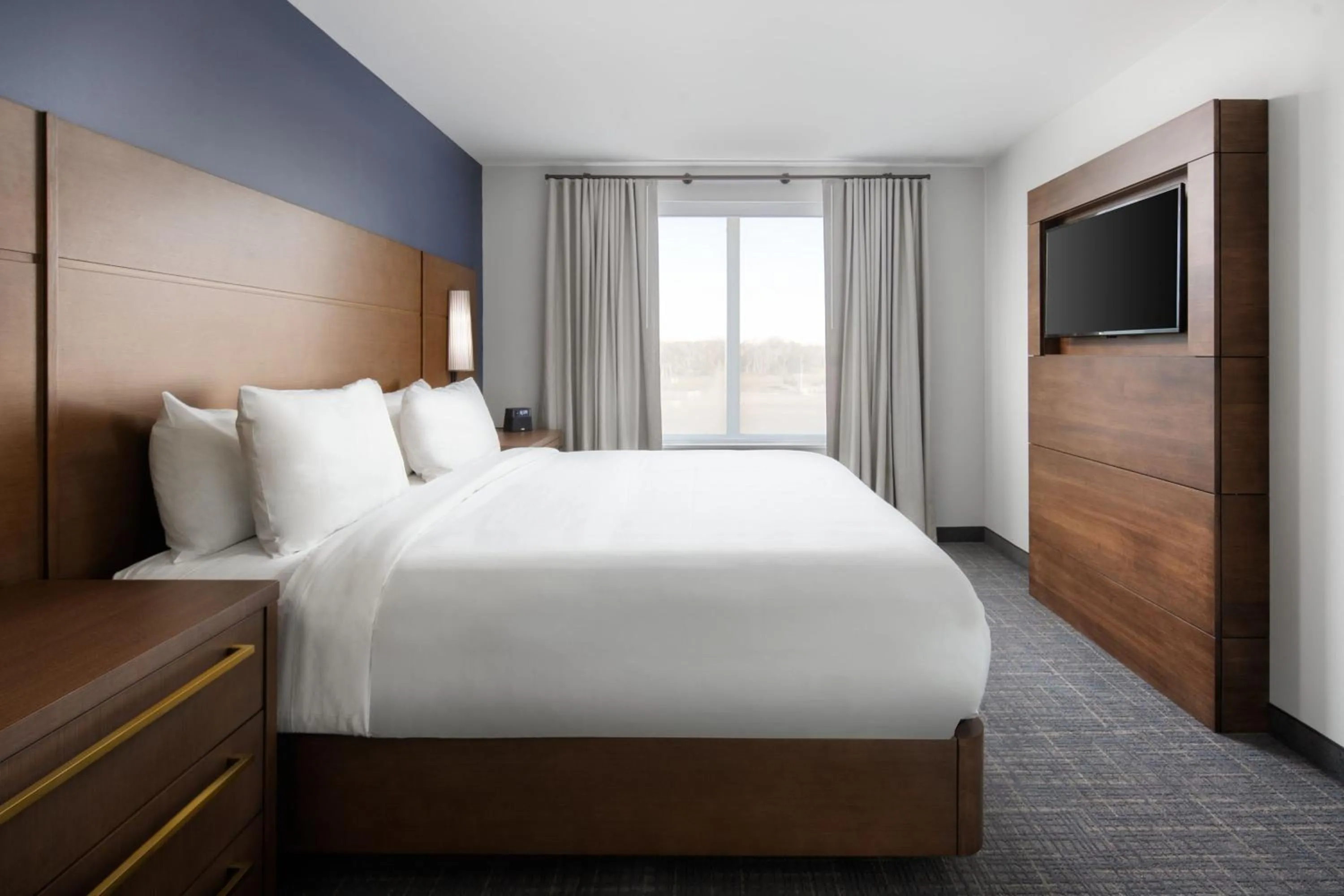 Bedroom, Bed in Residence Inn by Marriott Tampa Wesley Chapel