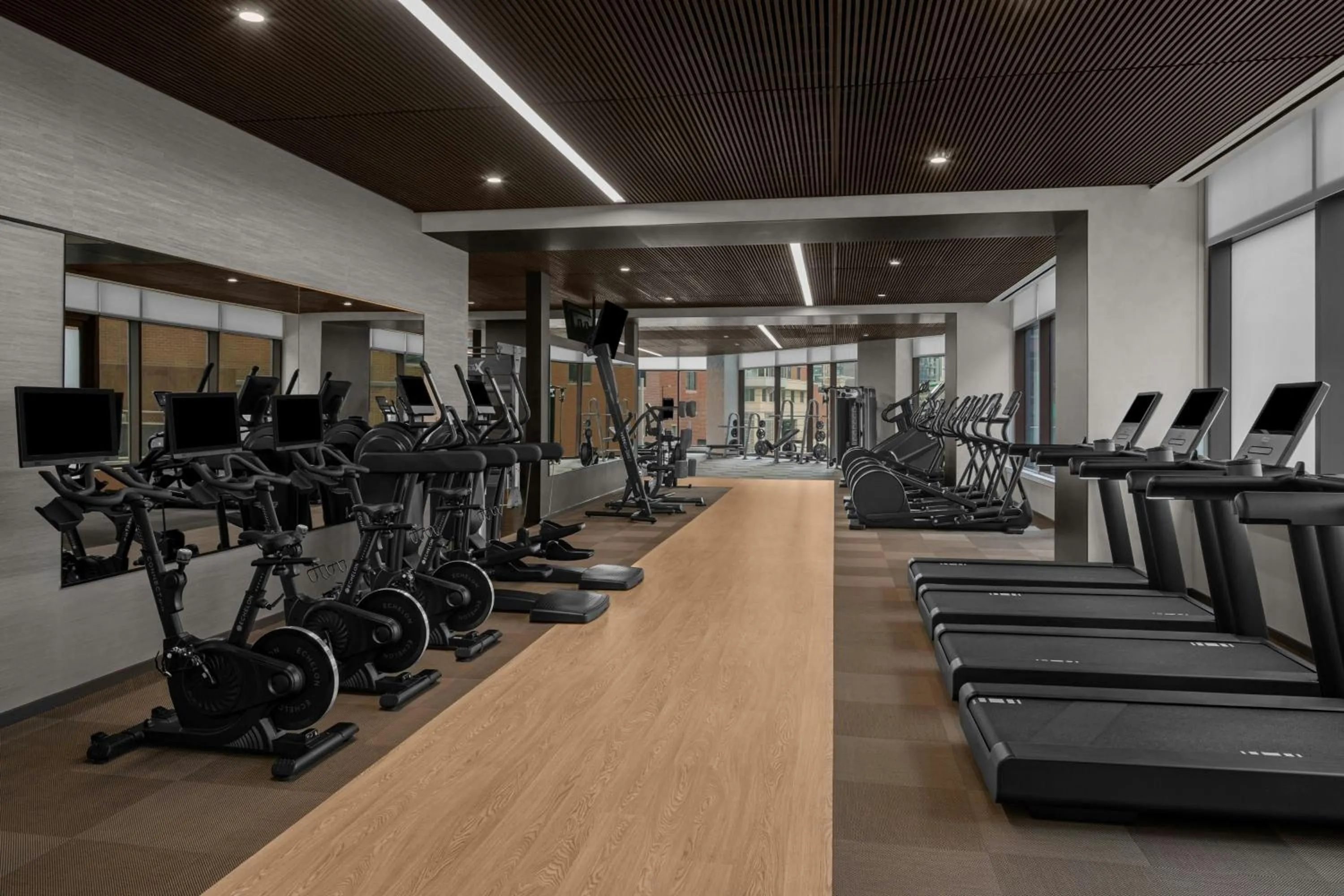Fitness centre/facilities in AC Hotel by Marriott Washington DC Capitol Hill Navy Yard