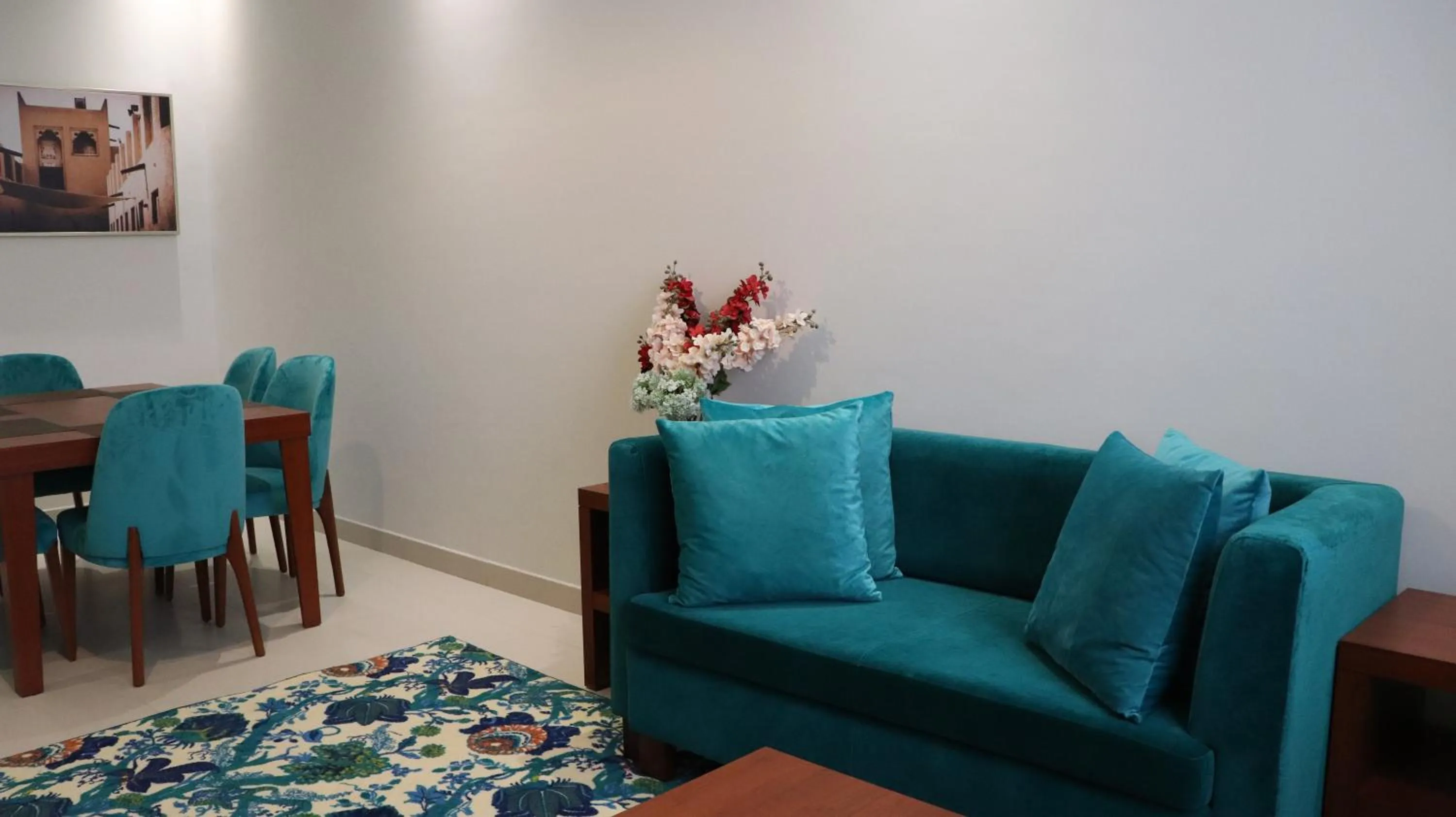 Living room in Al Riyadh Hotel Apartments