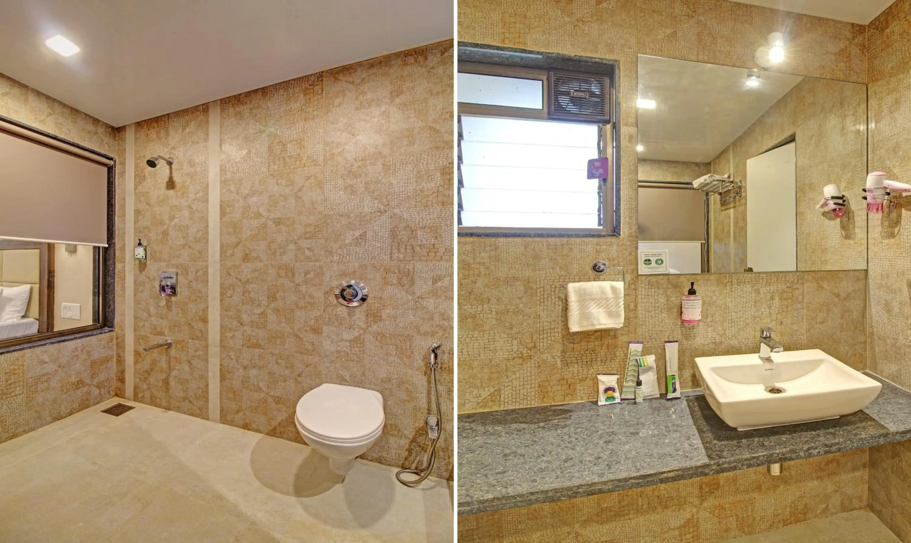 Bathroom in Treebo Mountain Retreat Mahabaleshwar, 600 Mtrs From Lingmala Waterfall