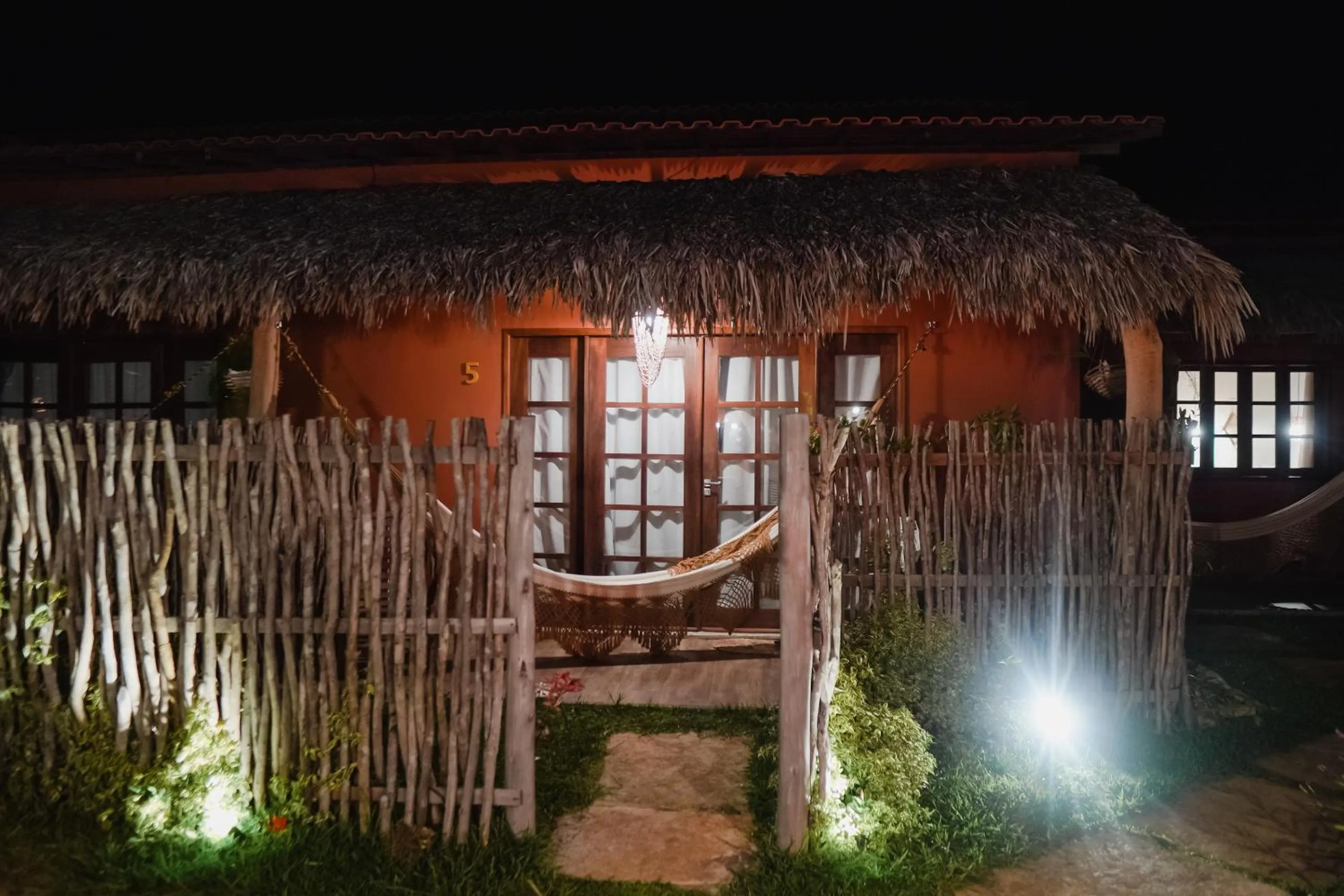Patio in Pousada Vila Camurim