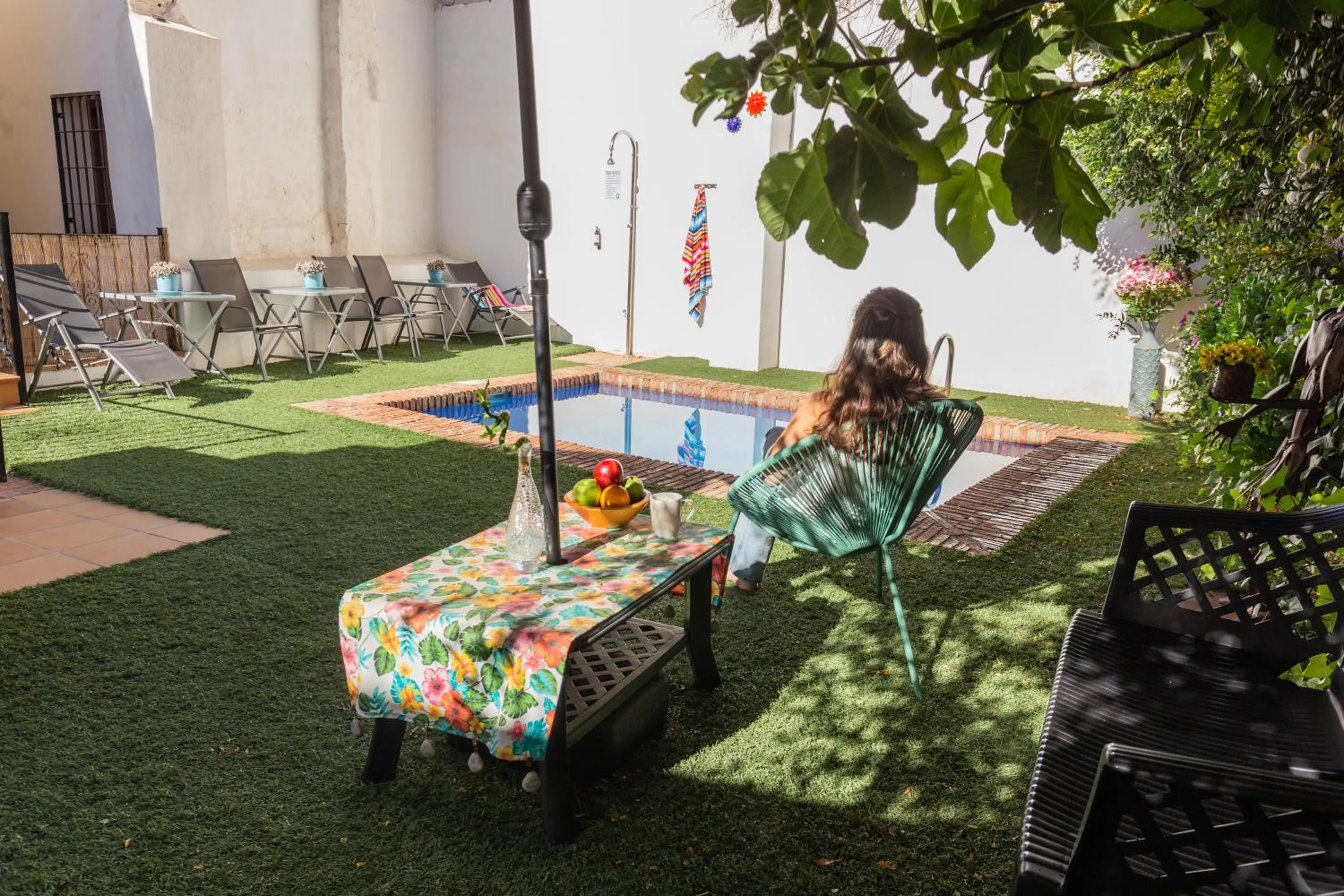 Garden in Apartamentos Granata