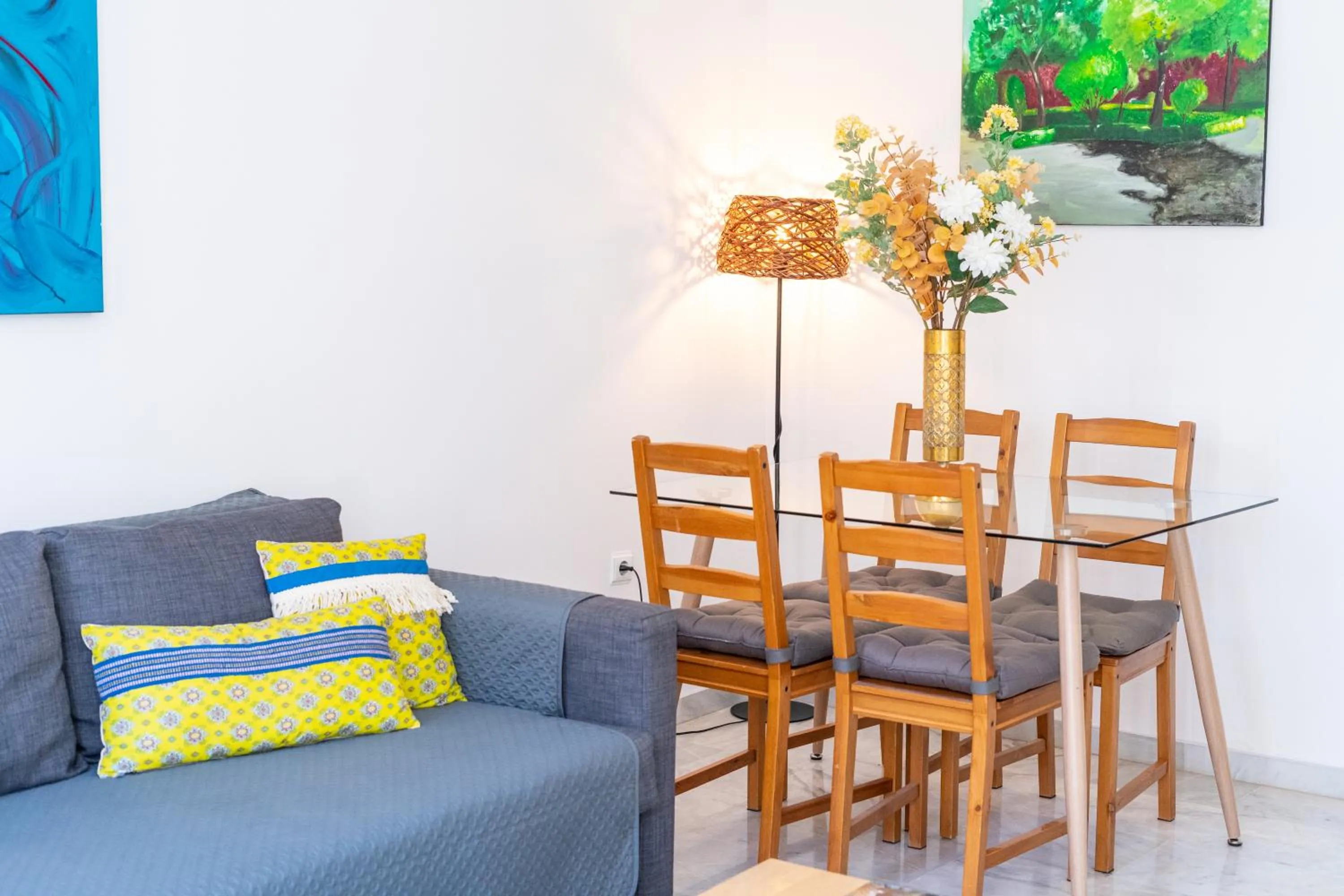 Living room in Apartamentos Granata