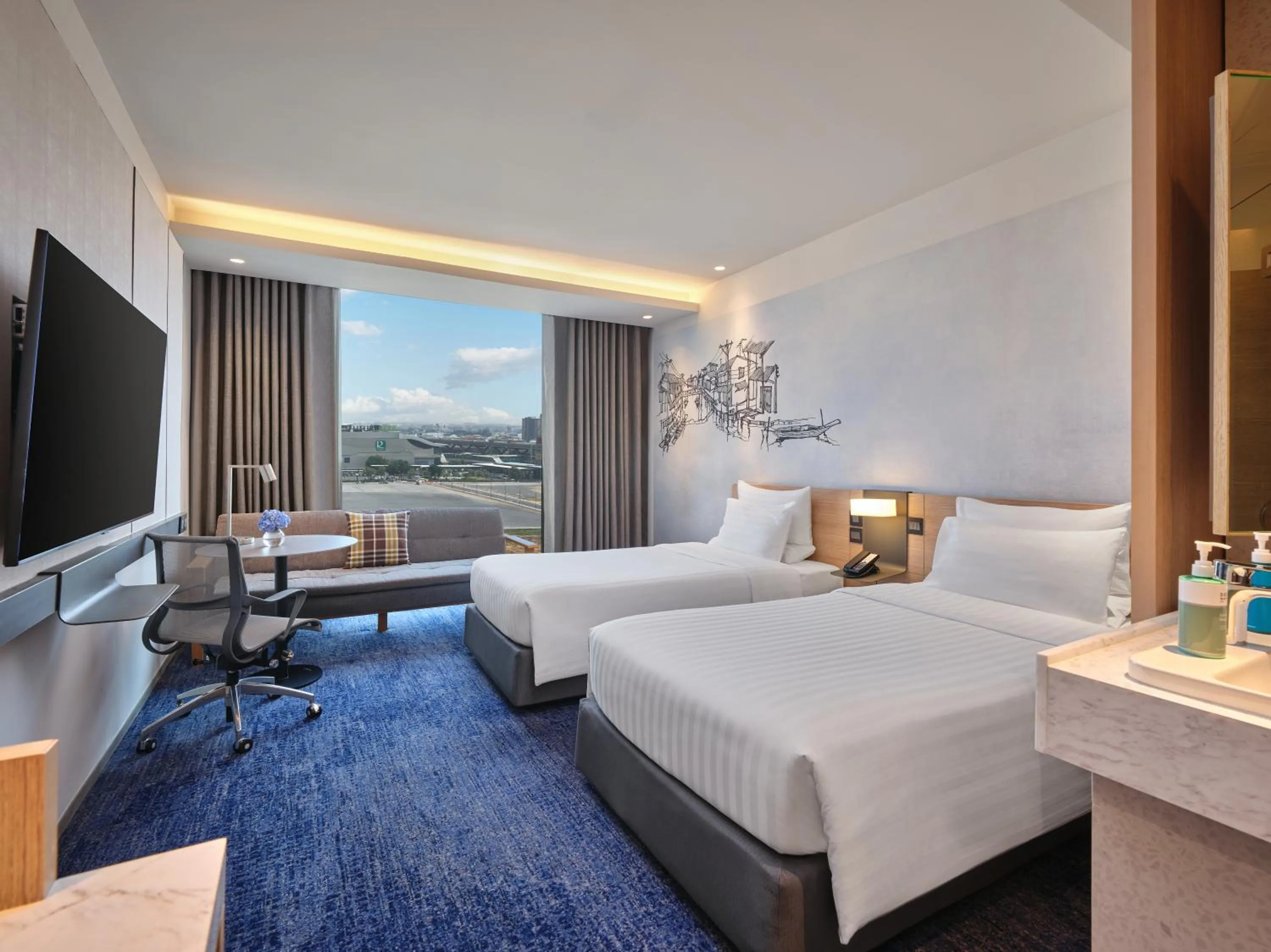 Bedroom, Bed in Novotel Bangkok Future Park Rangsit