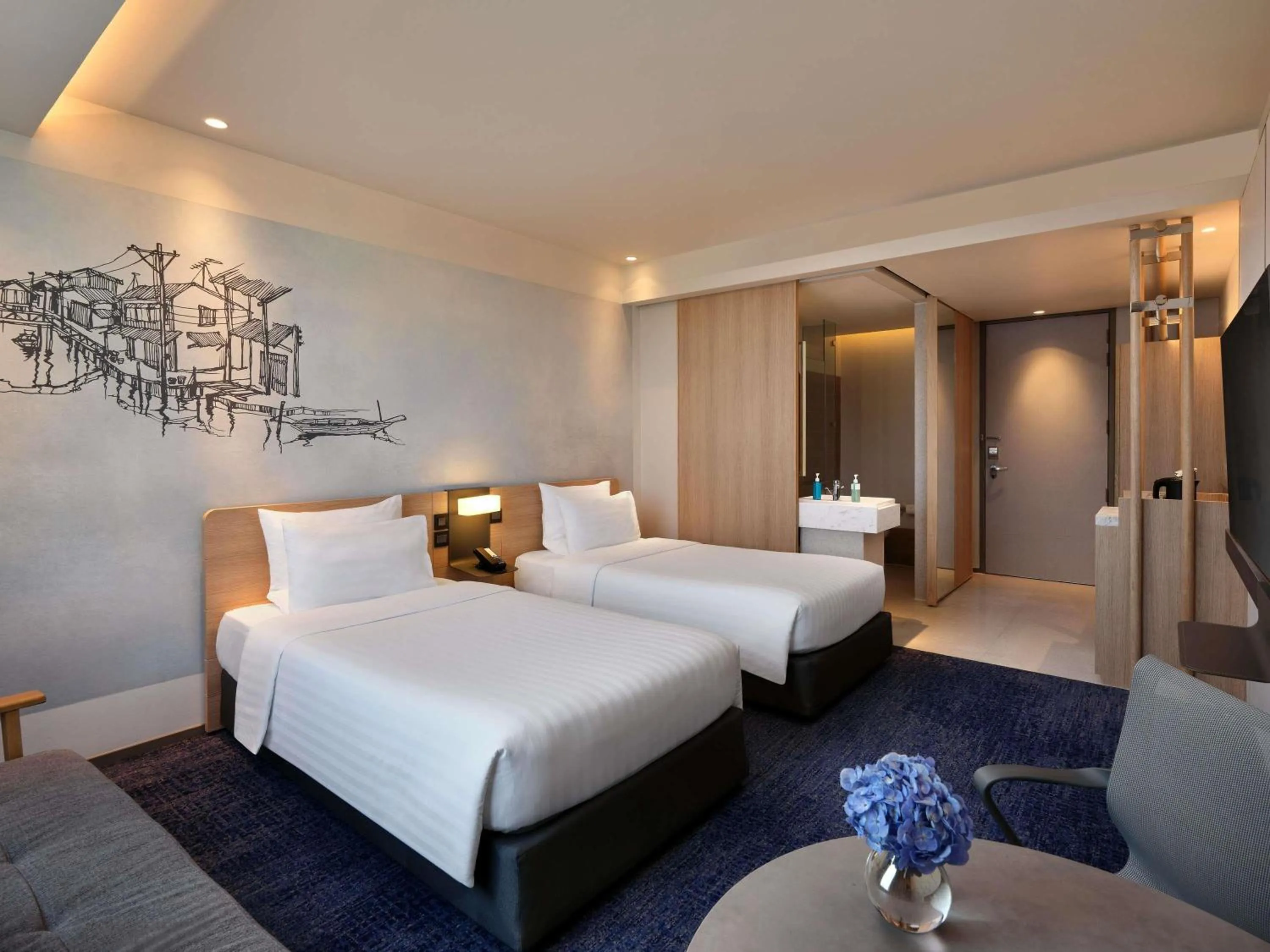 Bedroom, Bed in Novotel Bangkok Future Park Rangsit