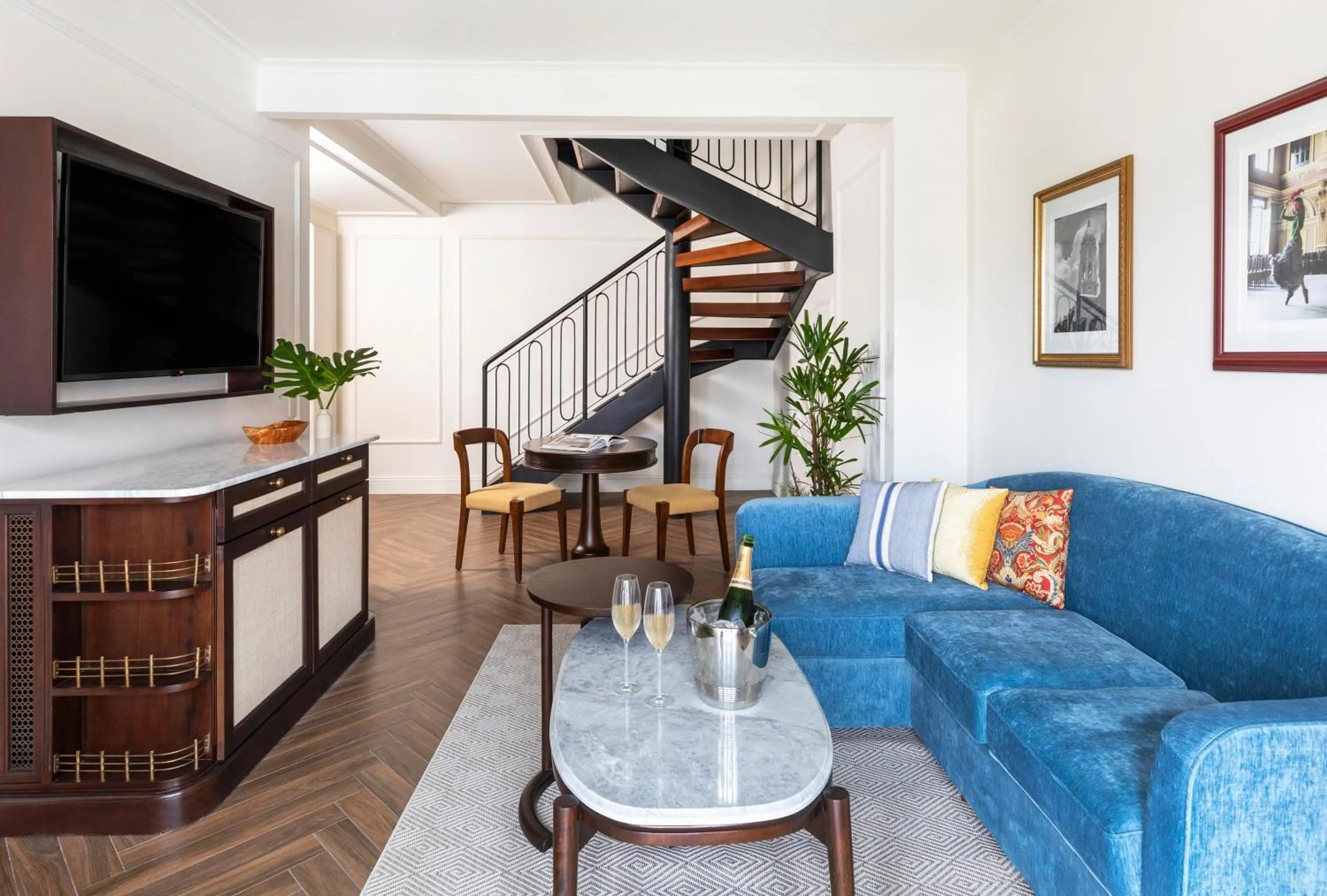 Living room in Sofitel Legend Casco Viejo, Panama City