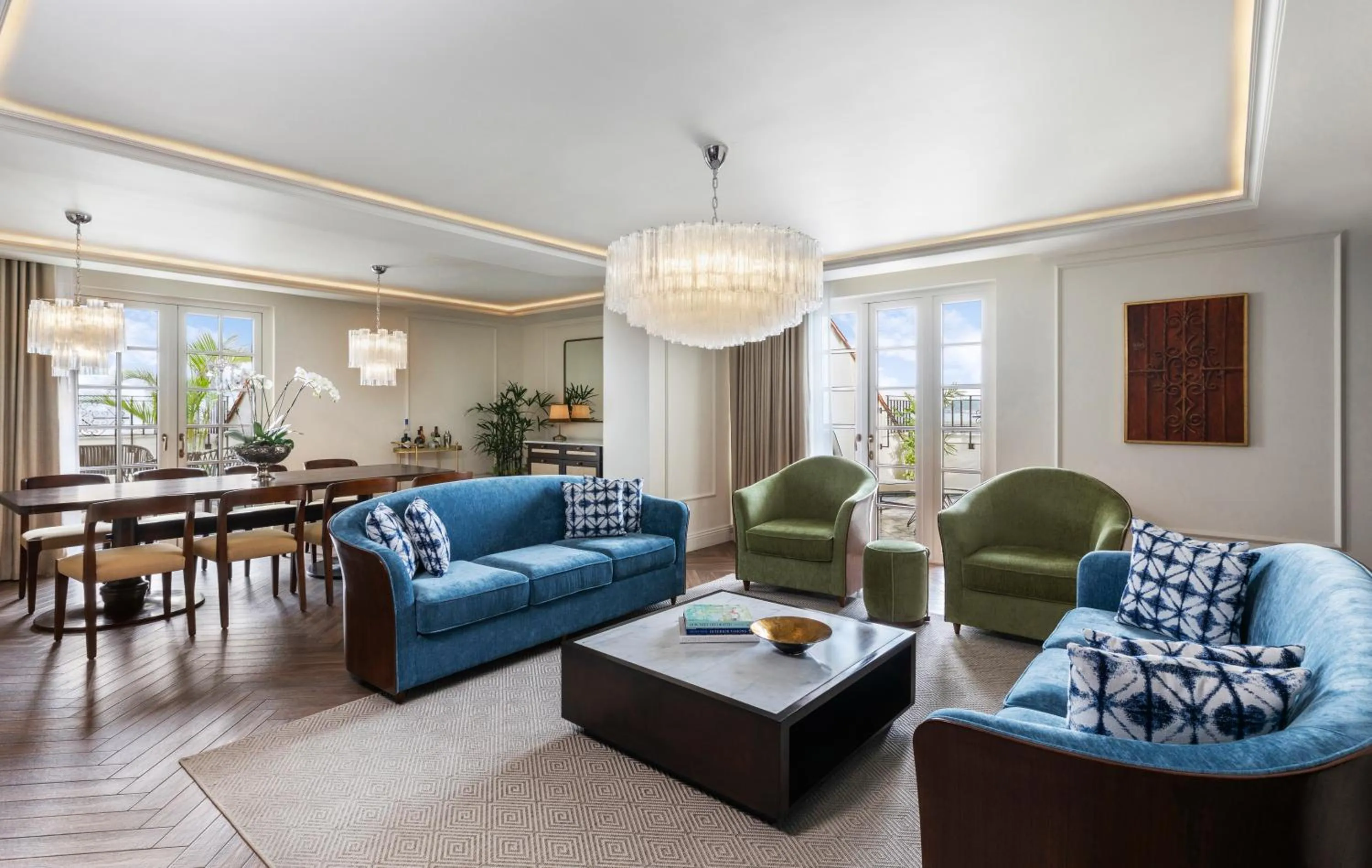 Living room in Sofitel Legend Casco Viejo, Panama City