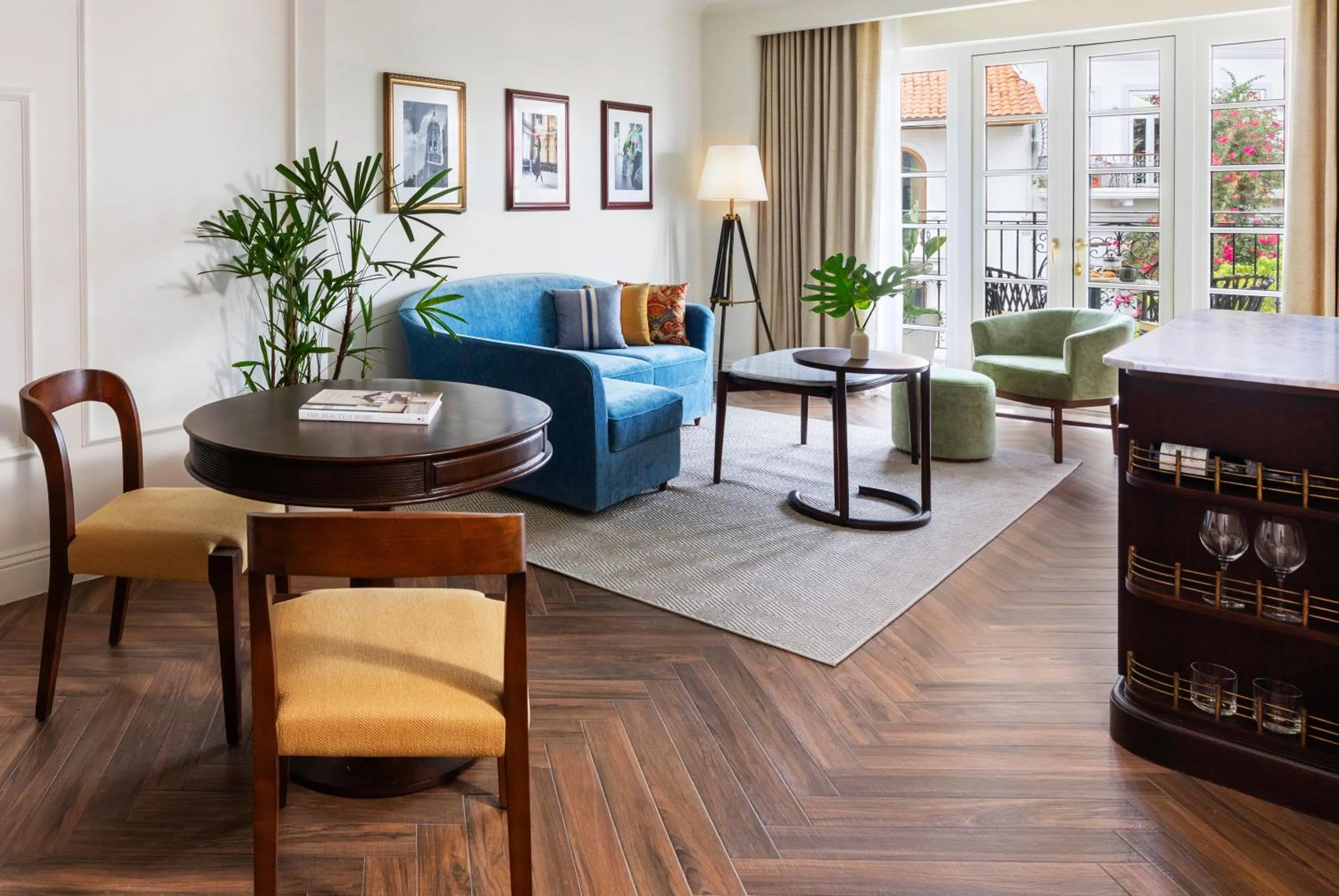 Living room in Sofitel Legend Casco Viejo, Panama City