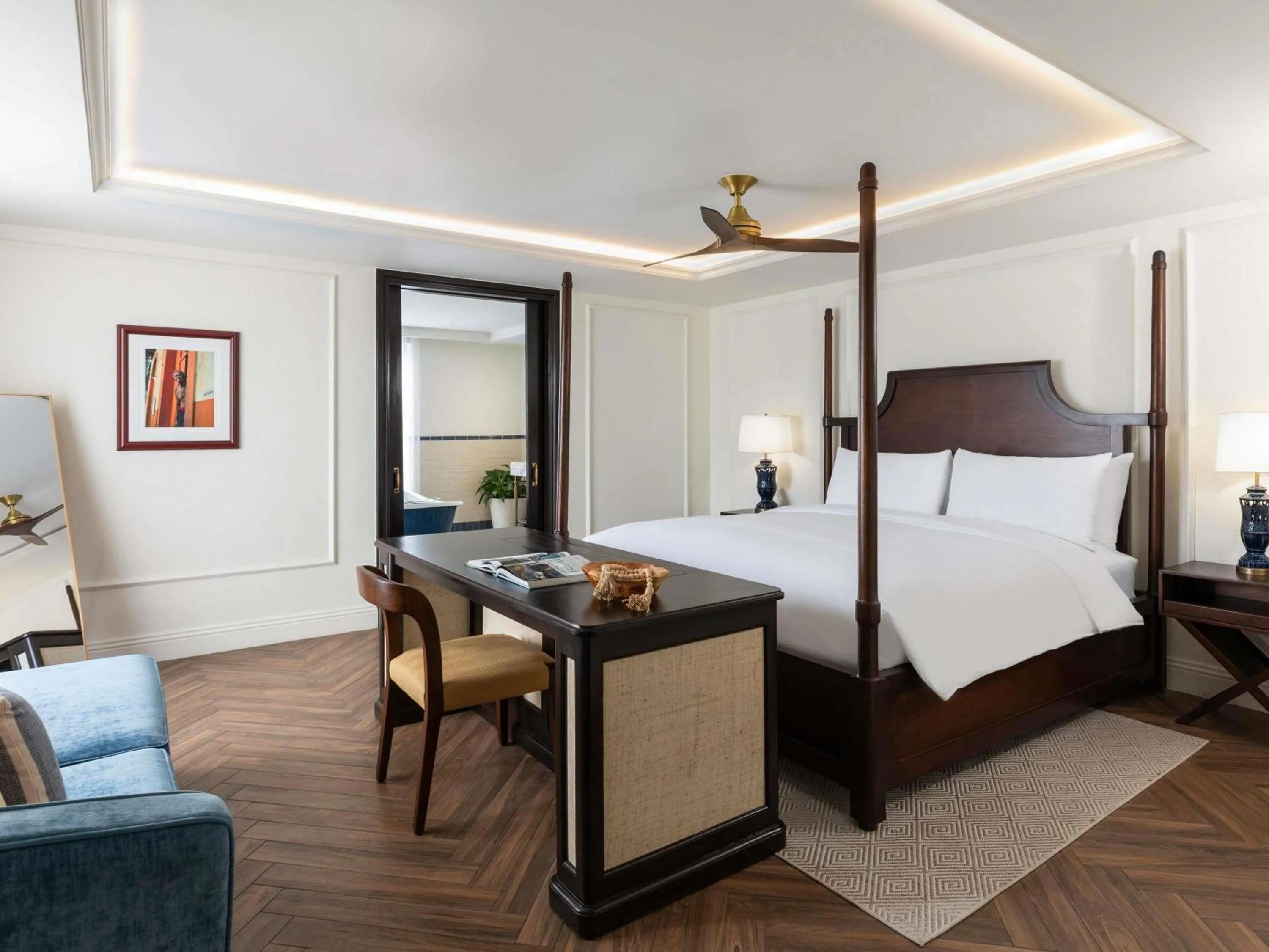 Bedroom, Bed in Sofitel Legend Casco Viejo, Panama City