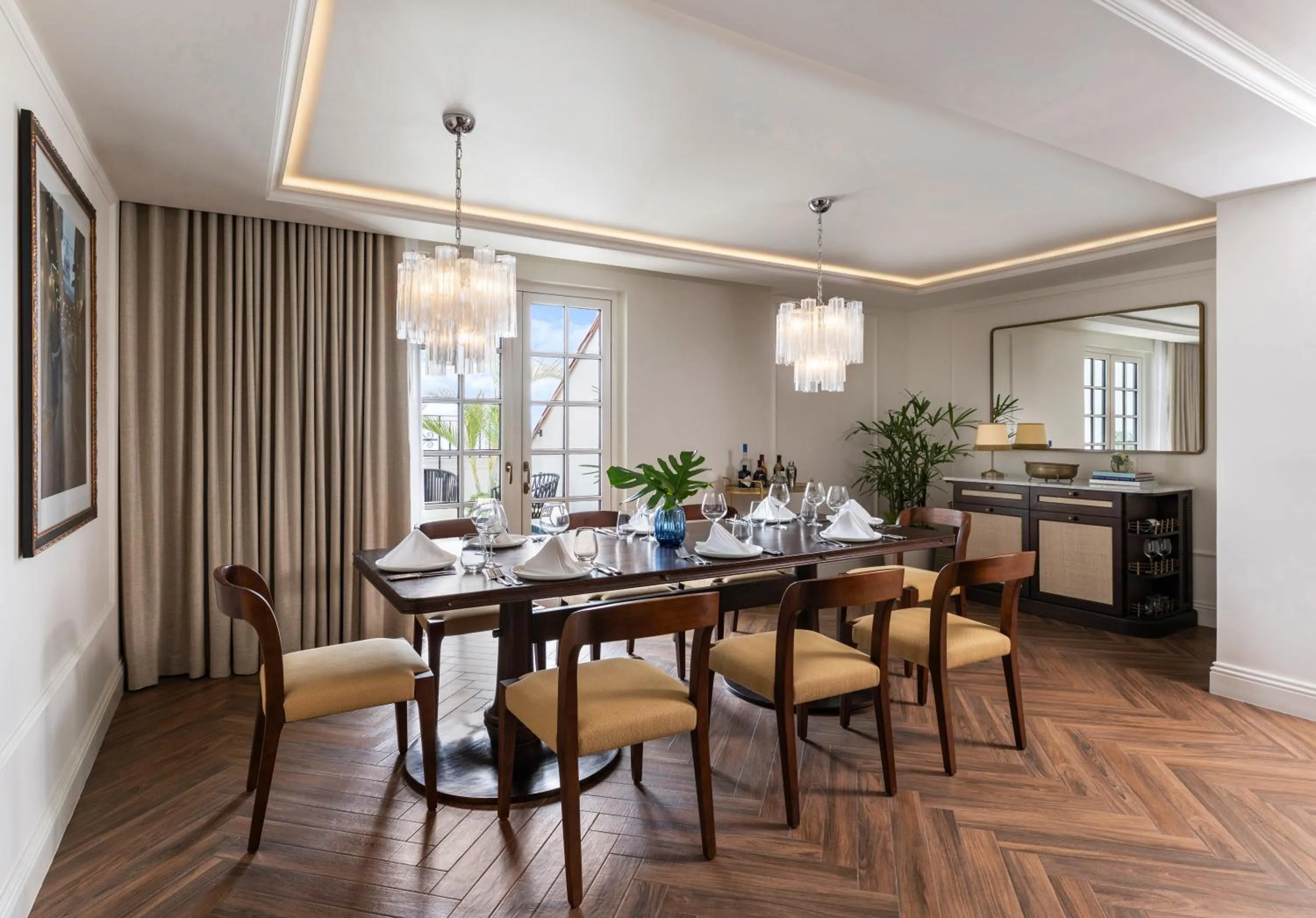 Dining area in Sofitel Legend Casco Viejo, Panama City