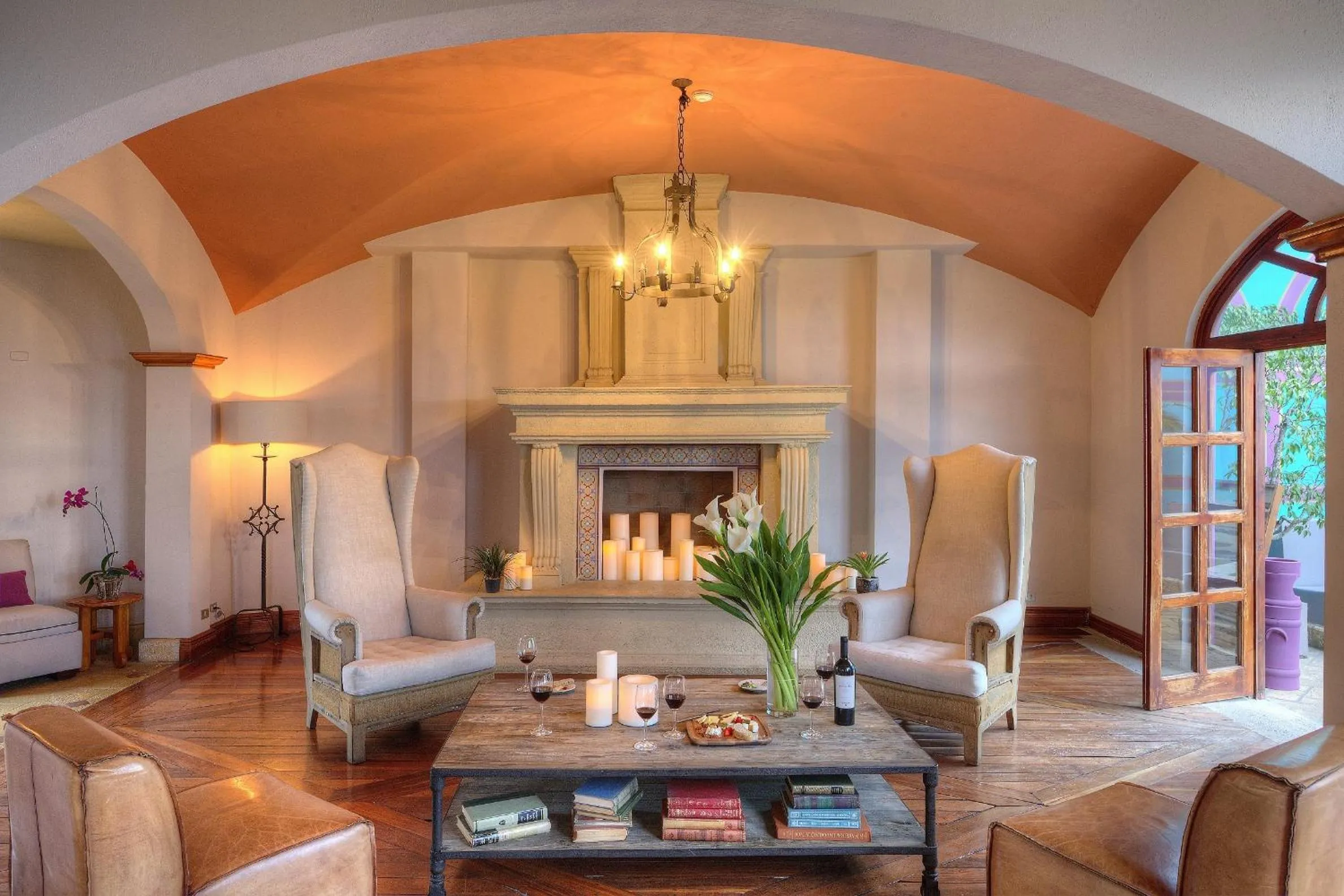 Library in Alta Las Palomas Hotel