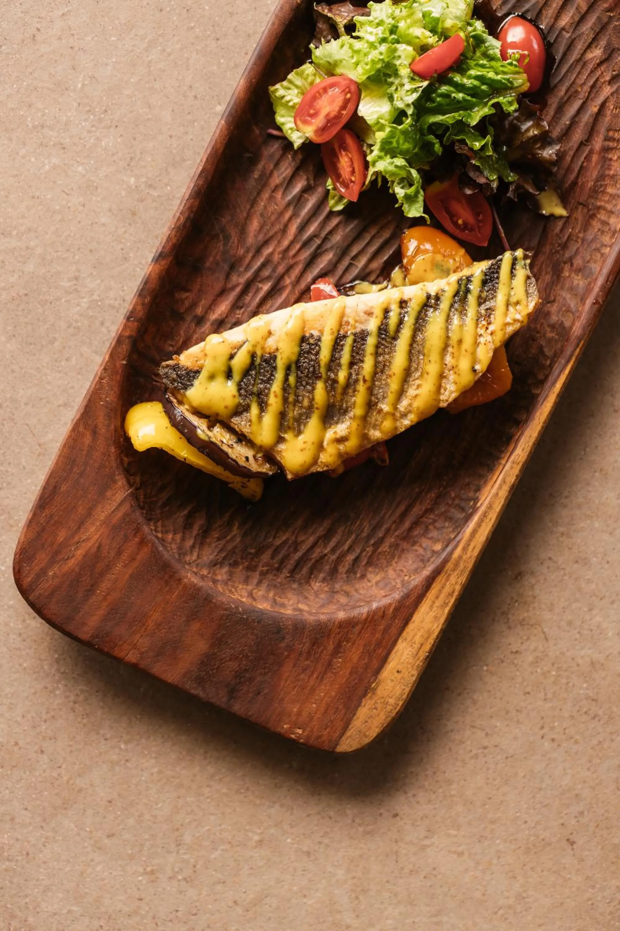 Food close-up in Cook's Club Ialysos Rhodes