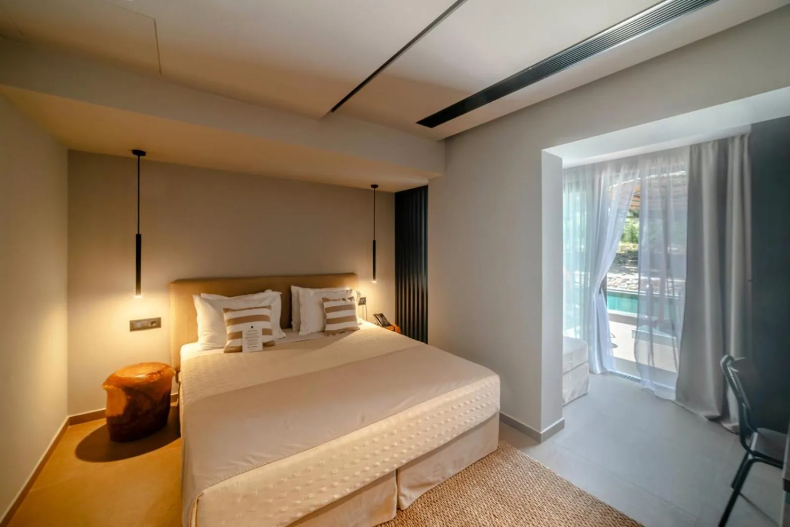 Bedroom, Bed in Cook's Club Ialysos Rhodes