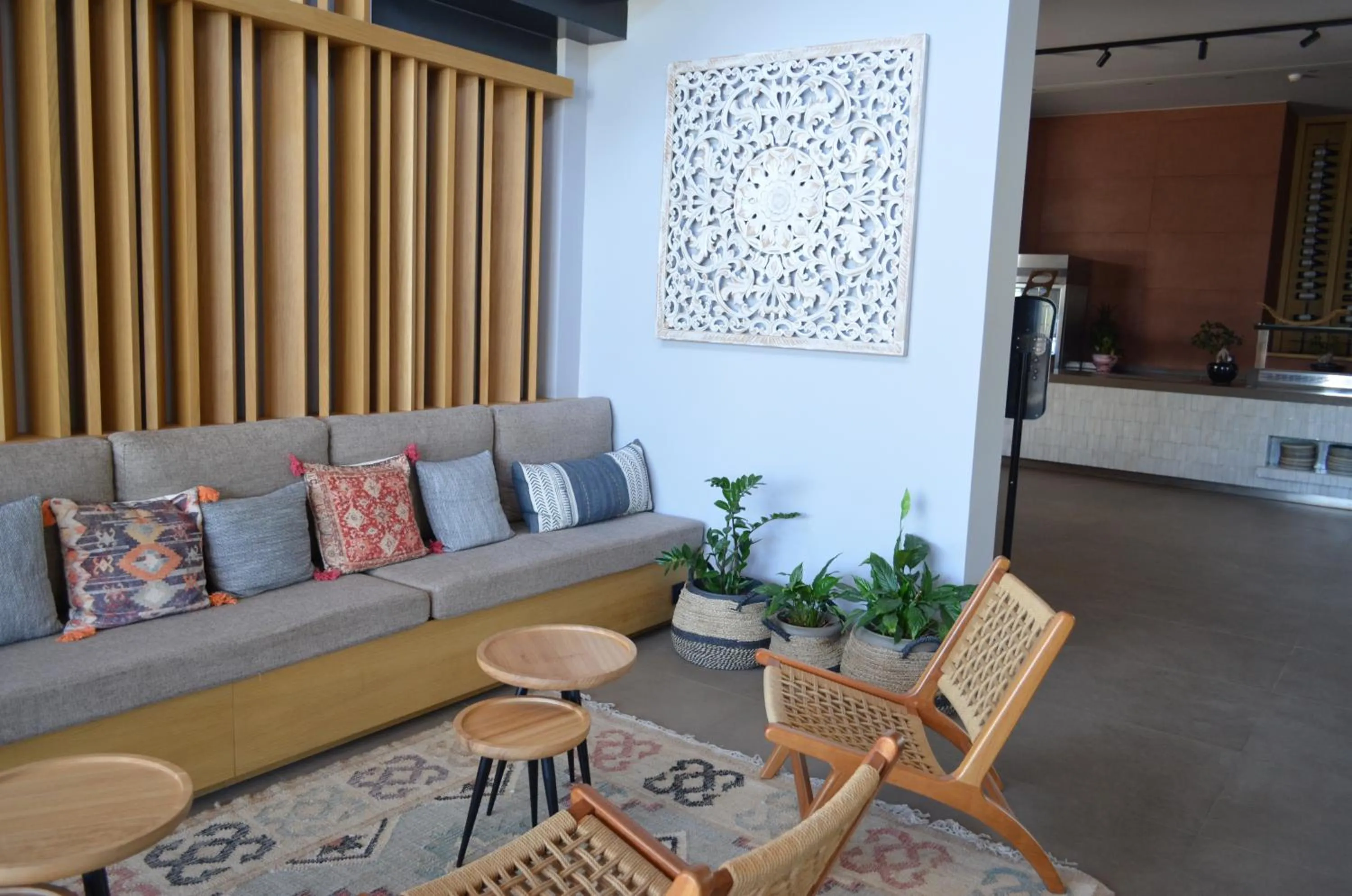 Communal lounge/ TV room in Cook's Club Ialysos Rhodes