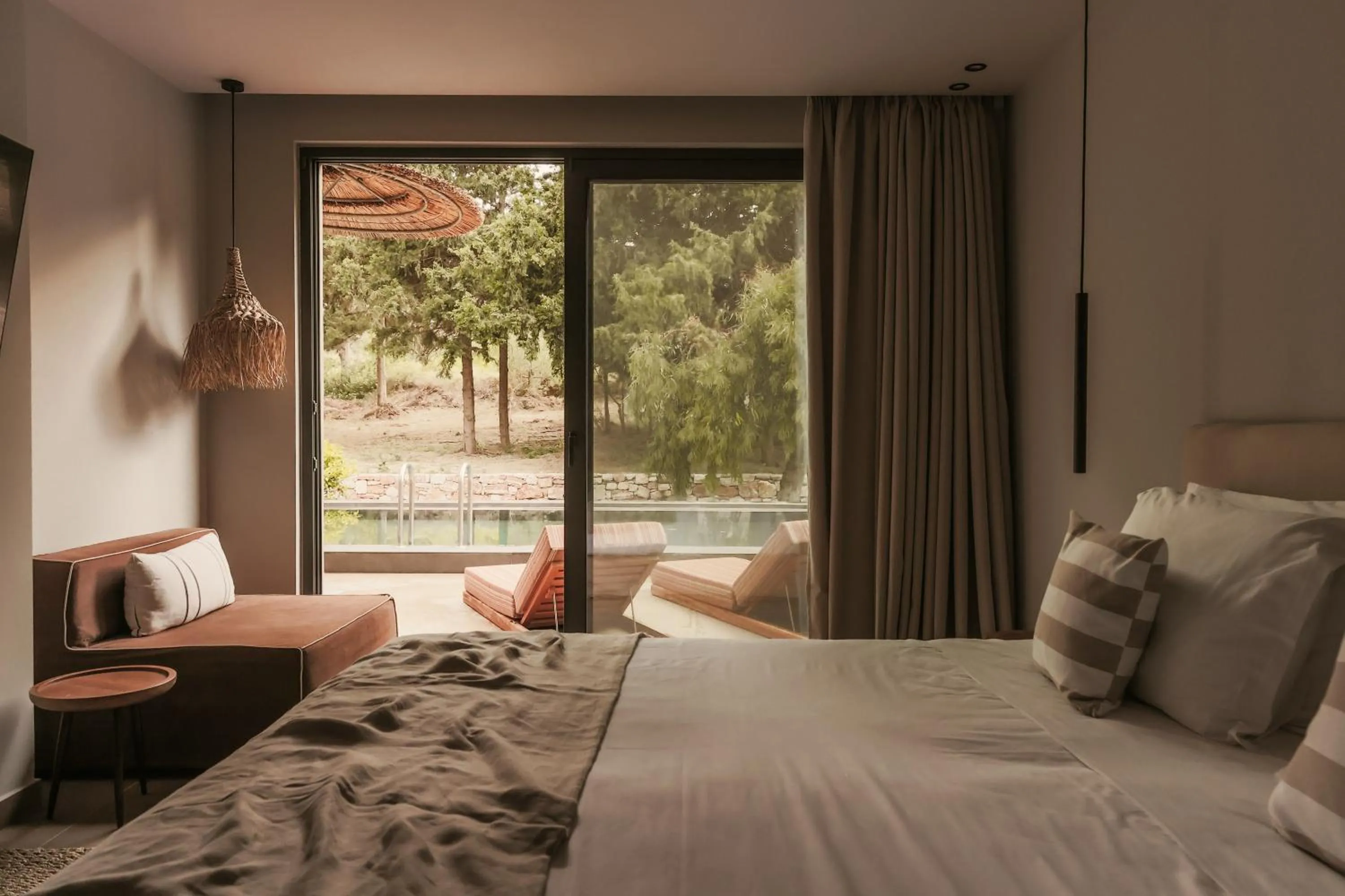 View (from property/room), Bed in Cook's Club Ialysos Rhodes