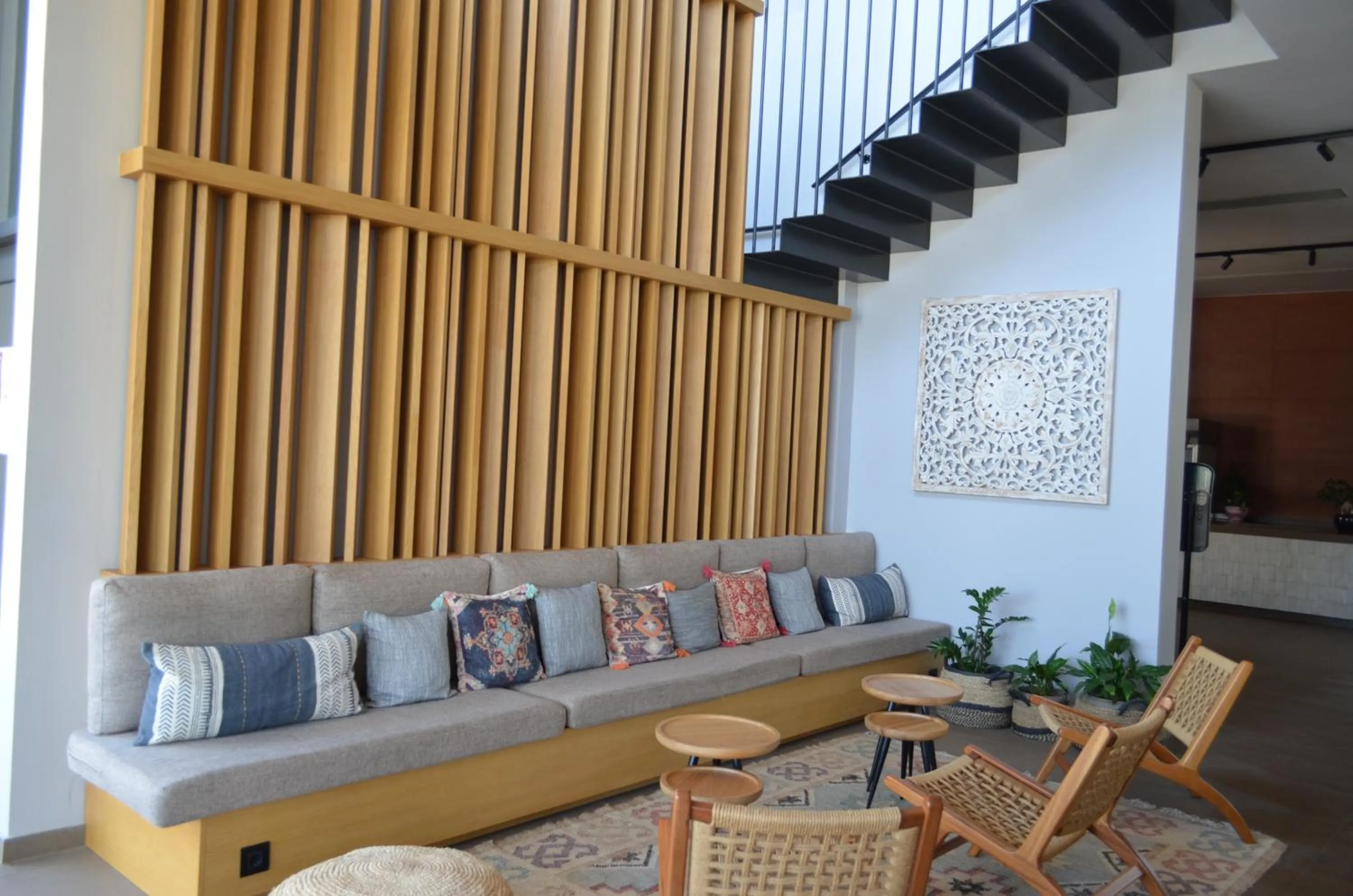 Communal lounge/ TV room in Cook's Club Ialysos Rhodes