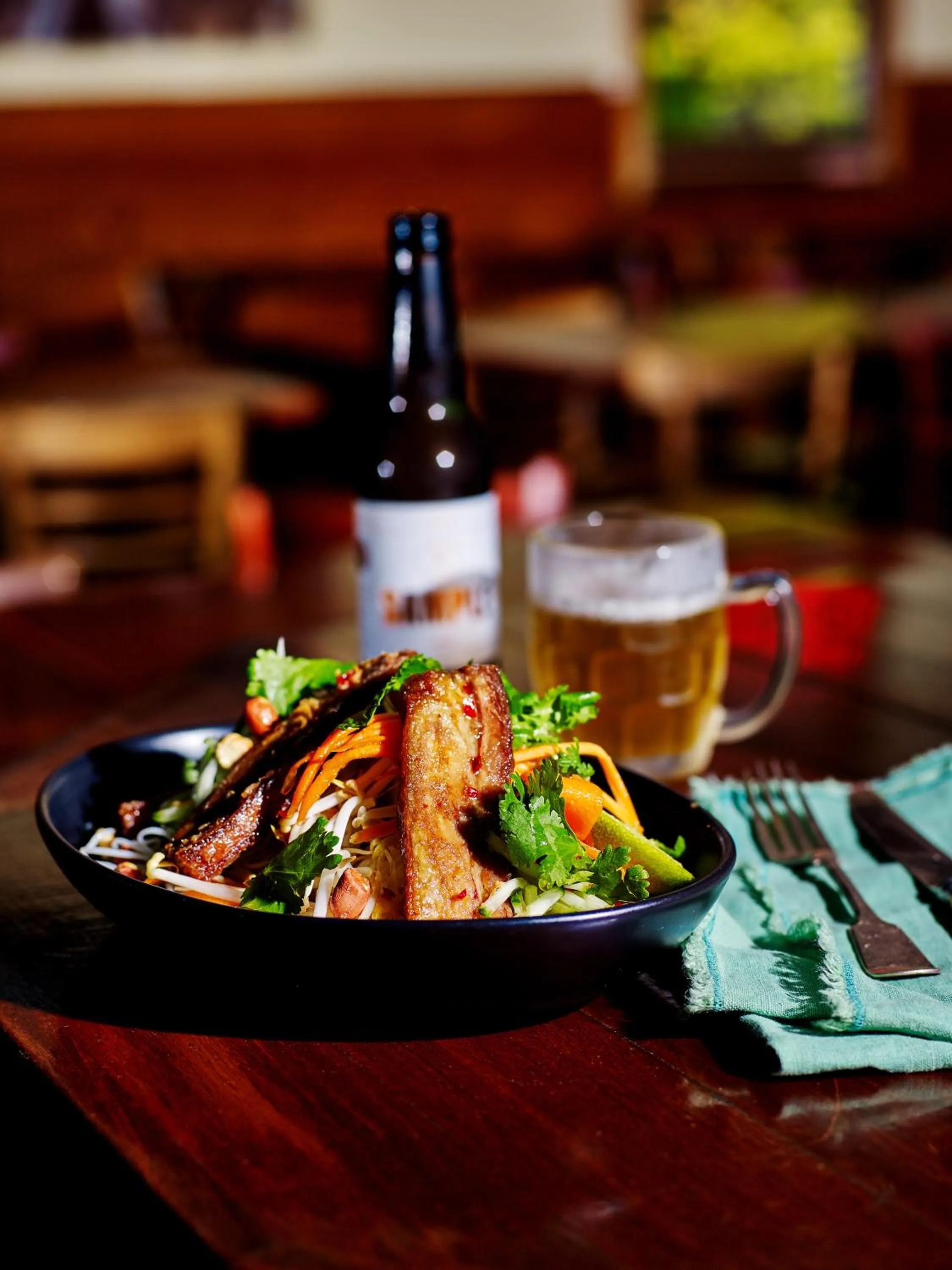 Food close-up in The Harrietville Snowline Hotel