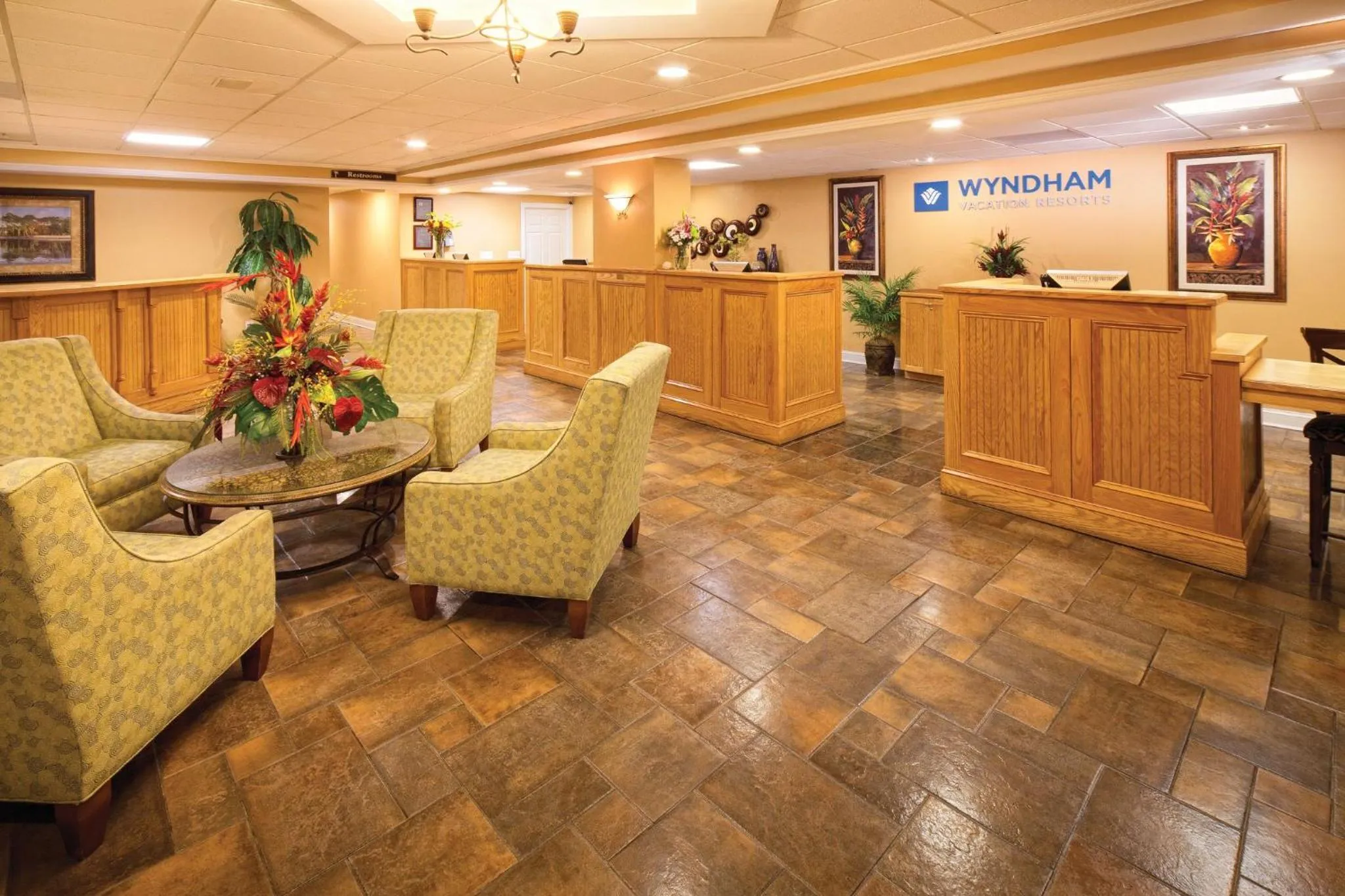 Lobby or reception in Club Wyndham SeaWatch Resort