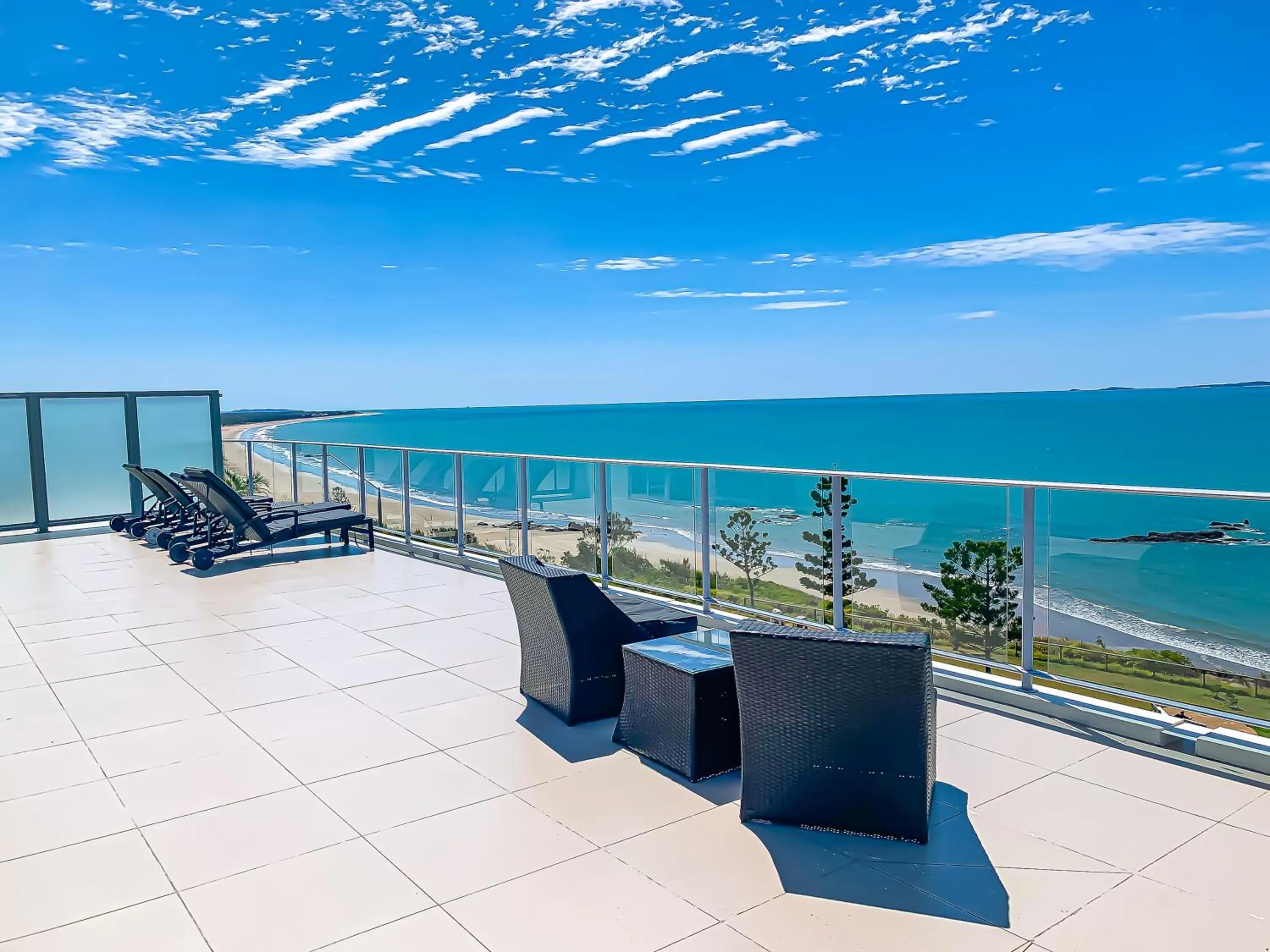 Balcony/Terrace in Oshen Holiday Apartments Yeppoon