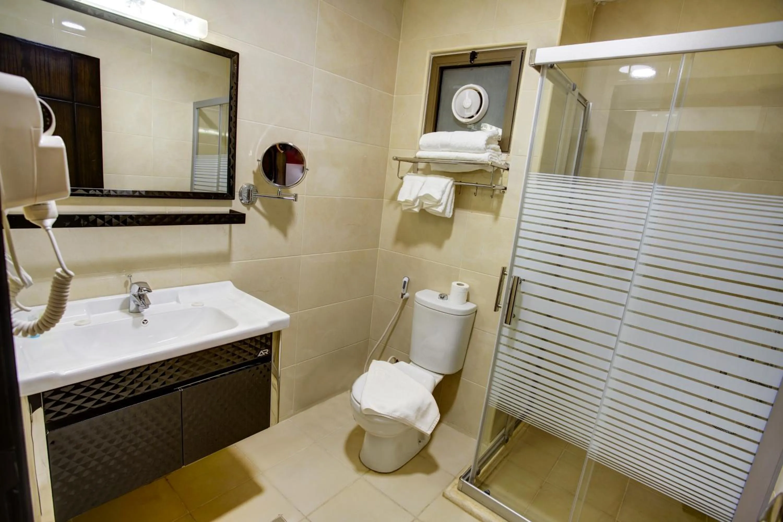 Shower in AQABA COAST HOTEL