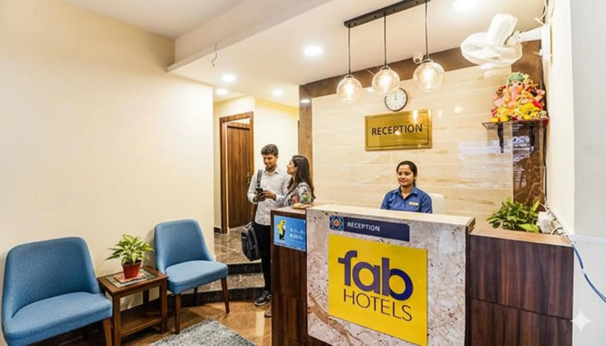 Lobby or reception in FabHotel Carnival - Nr Irony Market, Newtown