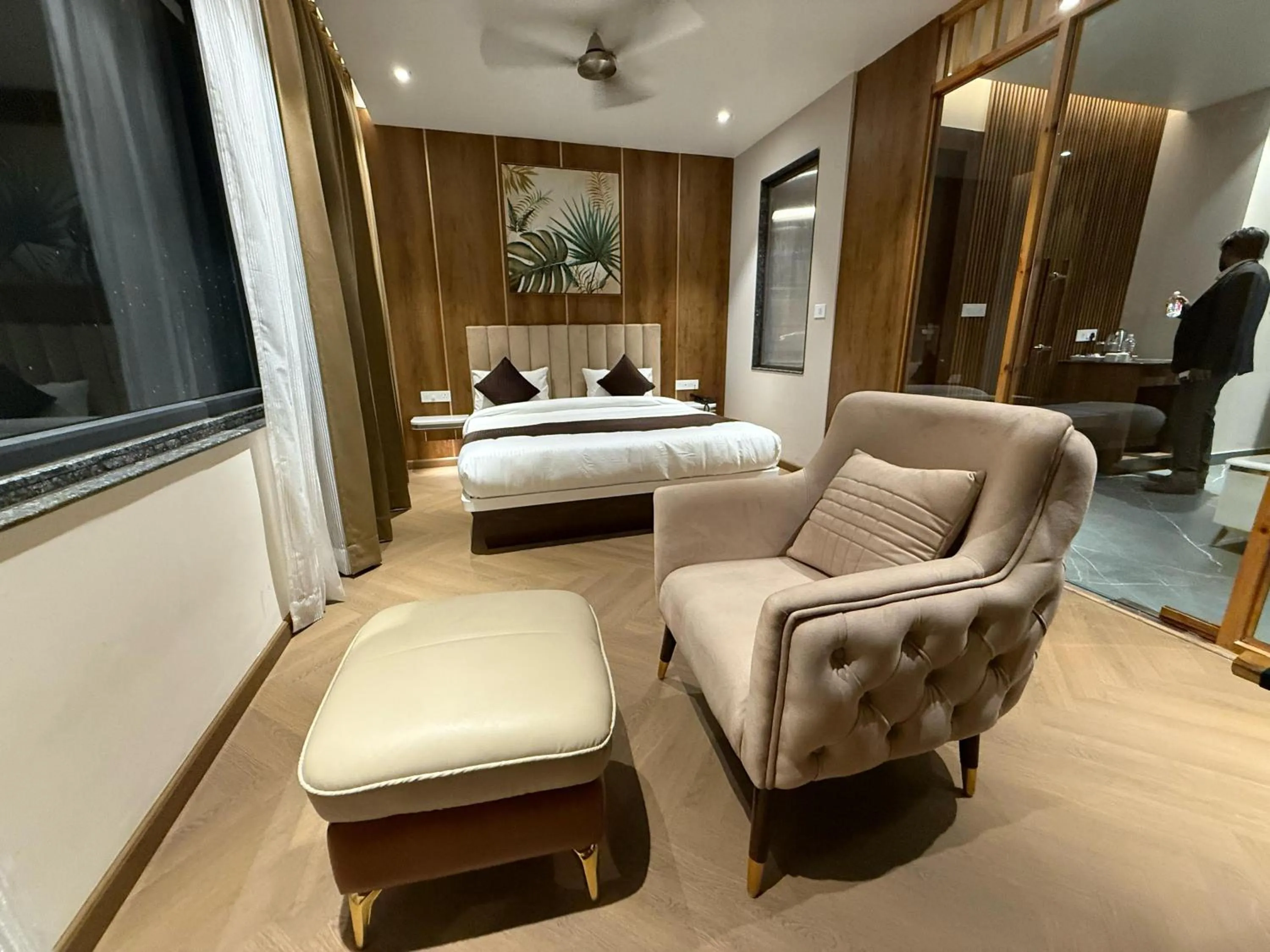 Bed in Hotel River Rhythm Assi Ghat