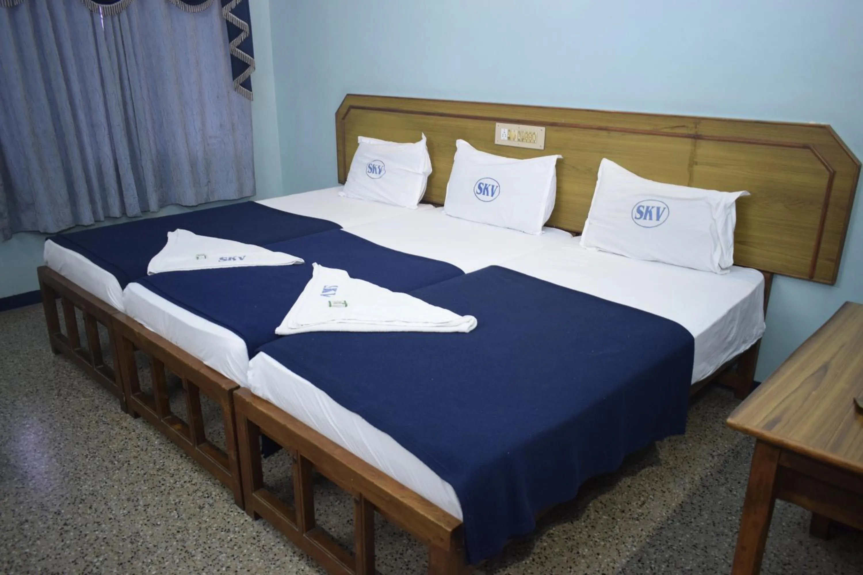 Bed in Sri Krishna Vilas