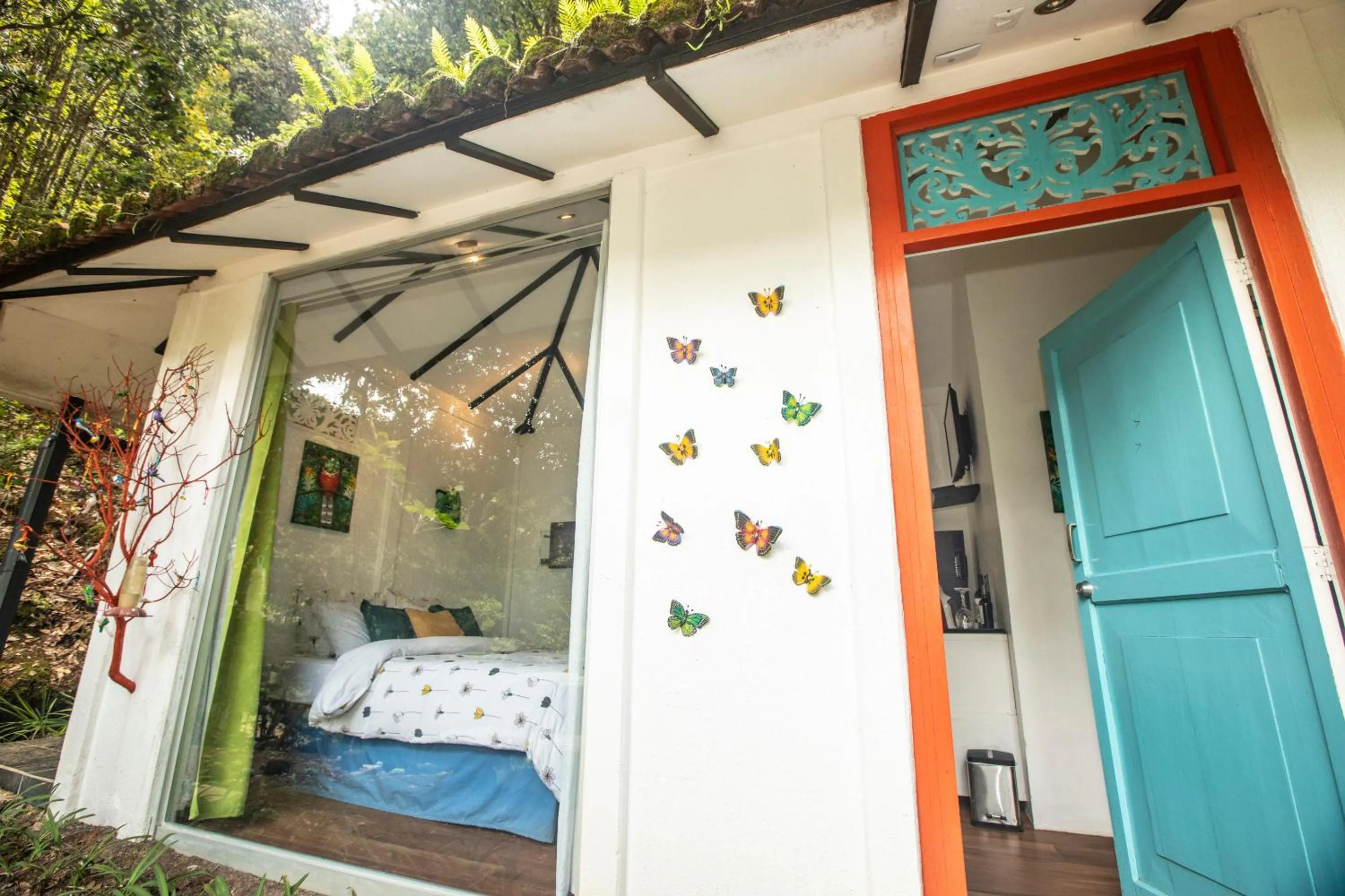 Bedroom, Bed in Dantica Cloud Forest Lodge
