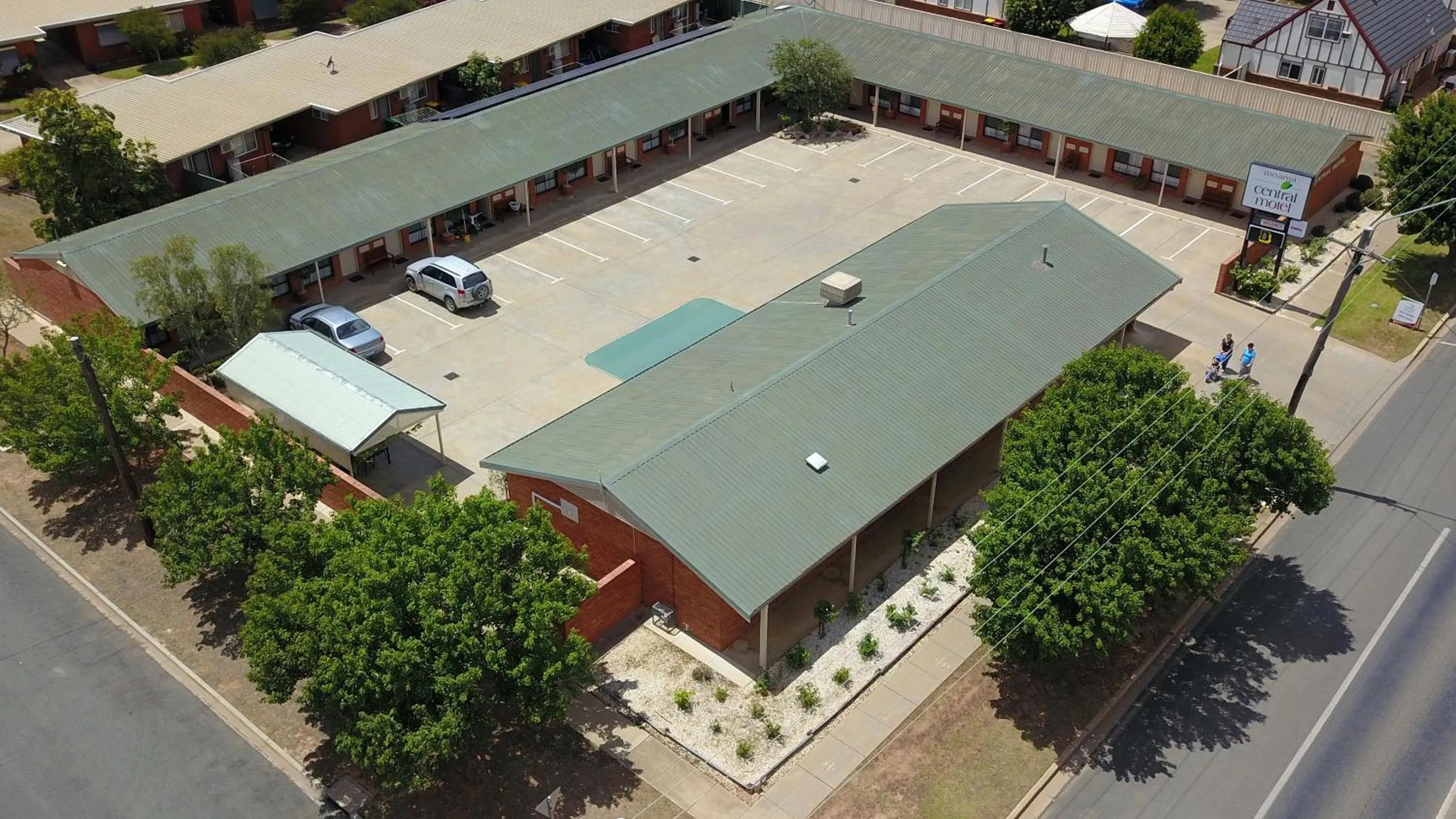 Bird's eye view in Moama Central Motel