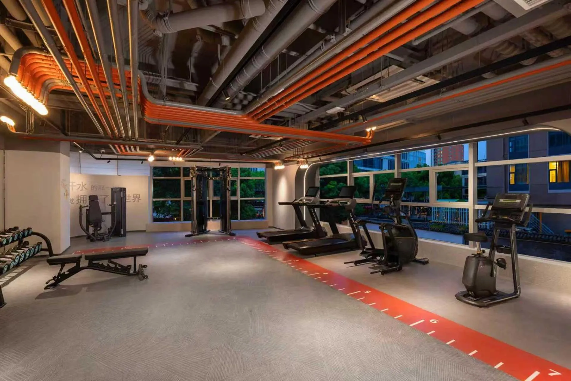Fitness centre/facilities in East King Business Hotel (West Lake store, Hangzhou)
