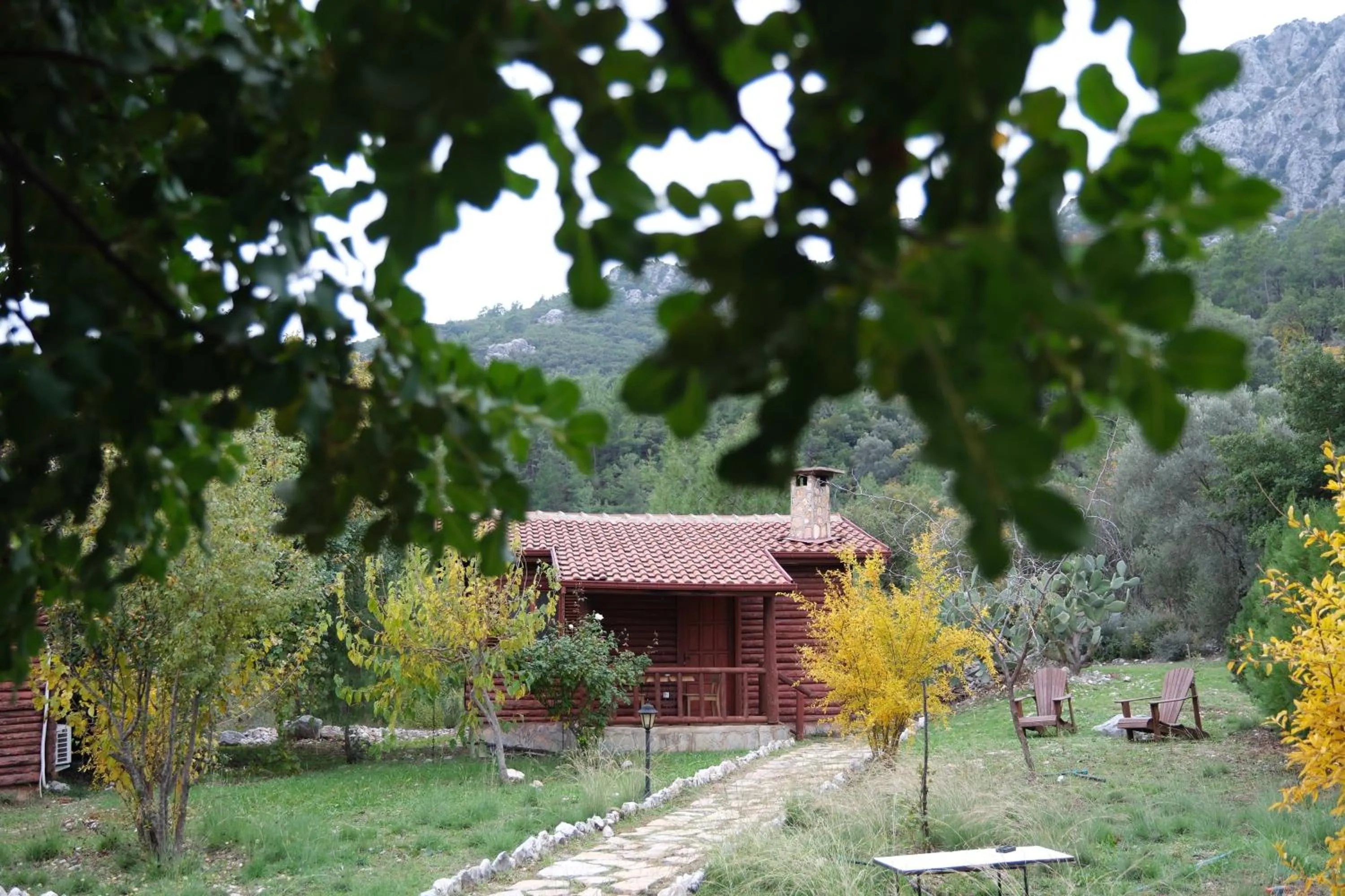 Natural landscape in Antalya Bodrum Kayası Dağ Oteli