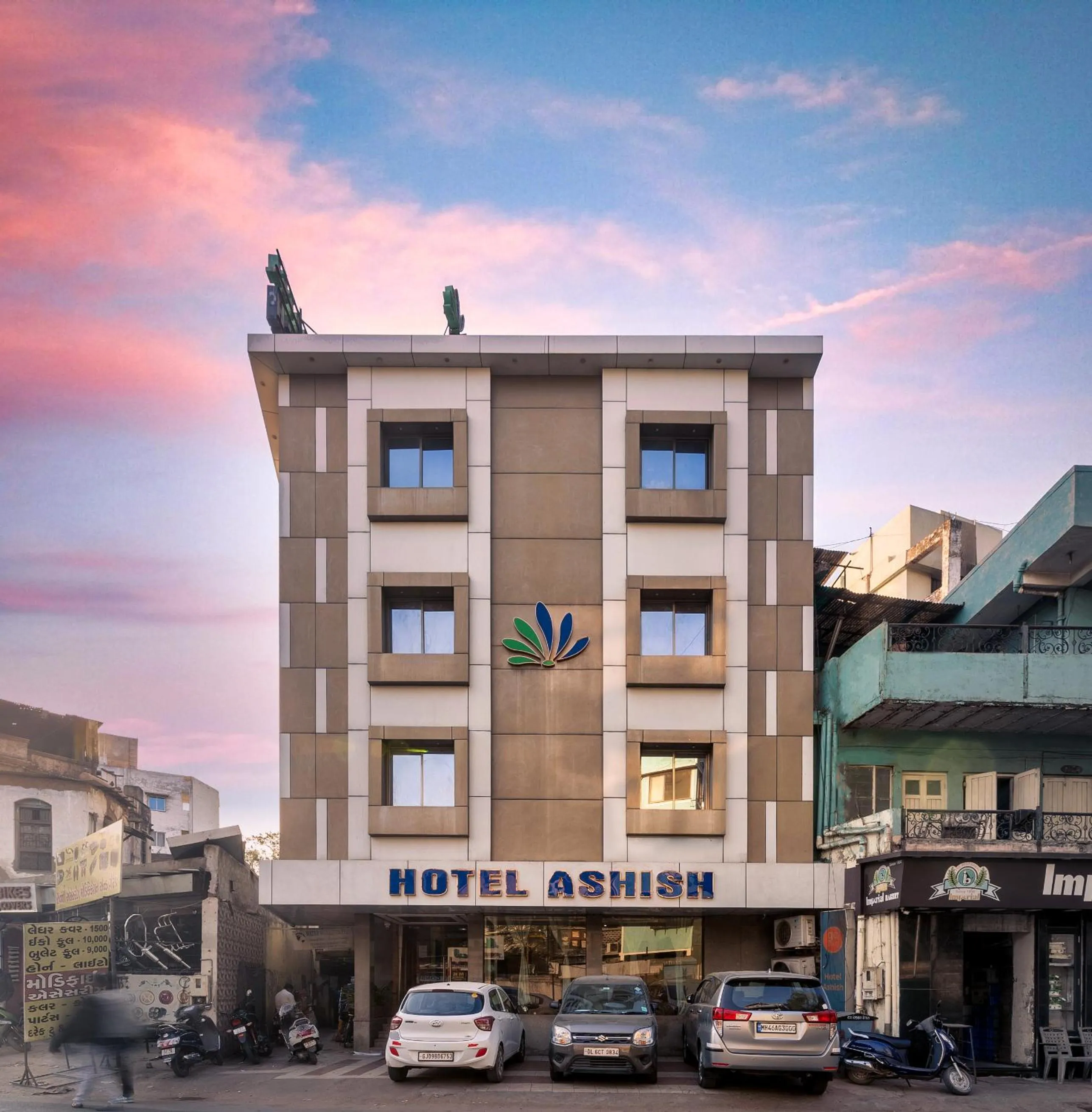 Property building in Hotel Ashish