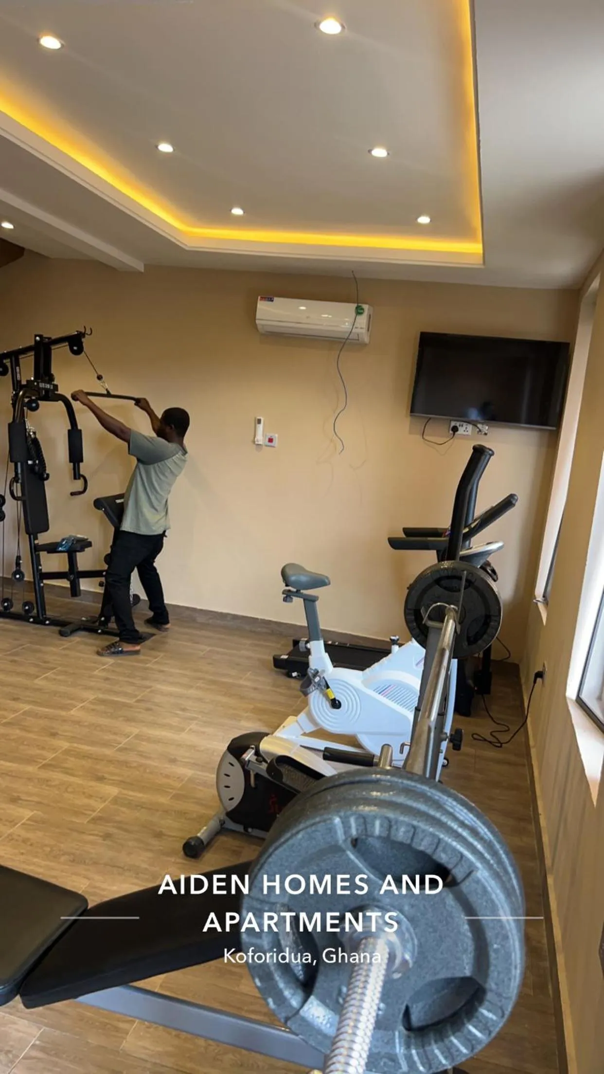 Fitness centre/facilities in AIDEN HOMES AND APARTMENTS HOTEl