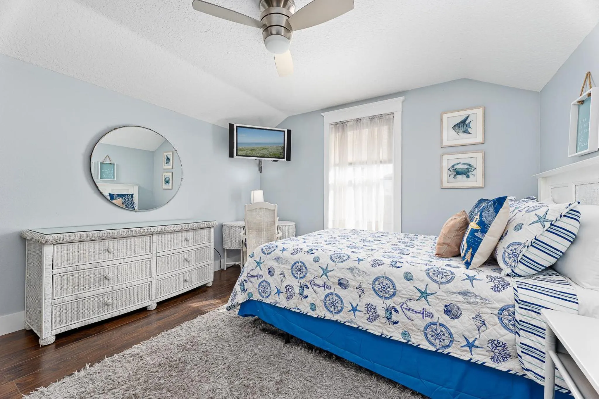 Bedroom, Bed in Sailing Mood