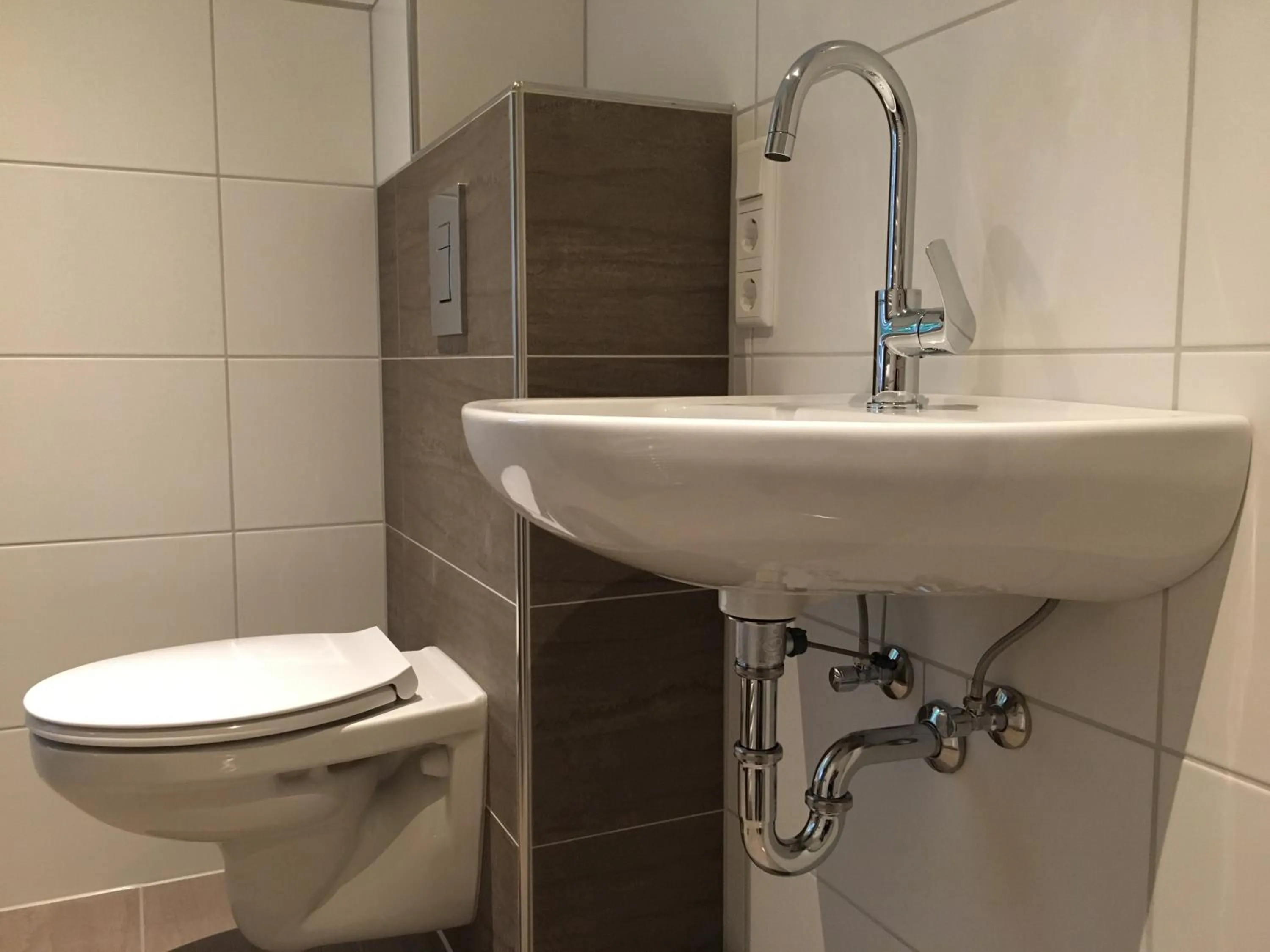 Toilet in Landhaus Hotel Göke