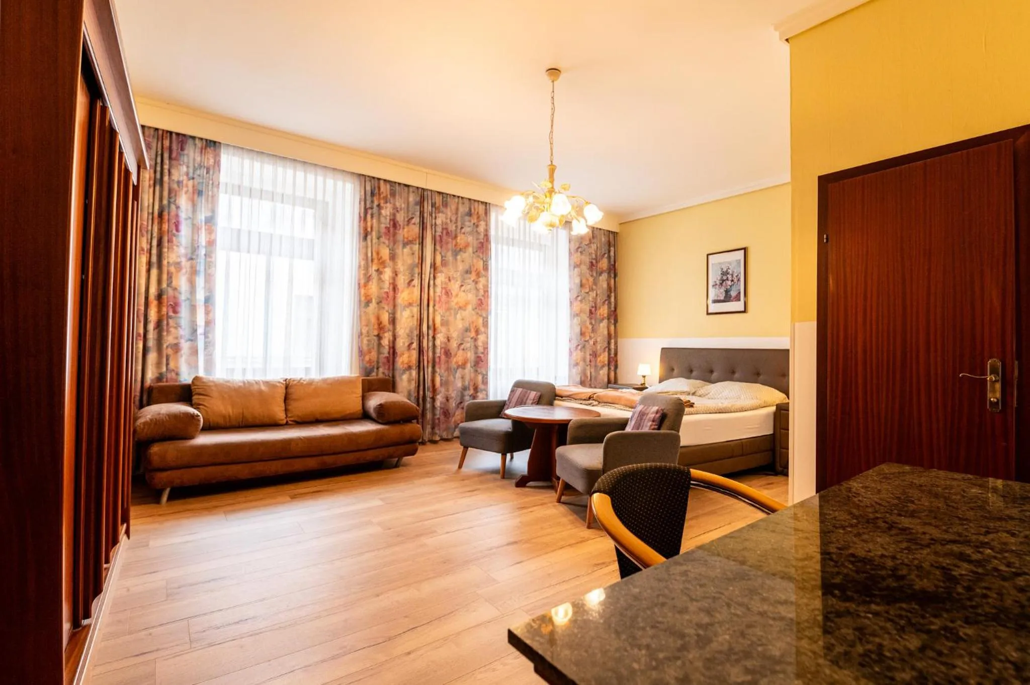 Bed in Hotel Alter Telegraf