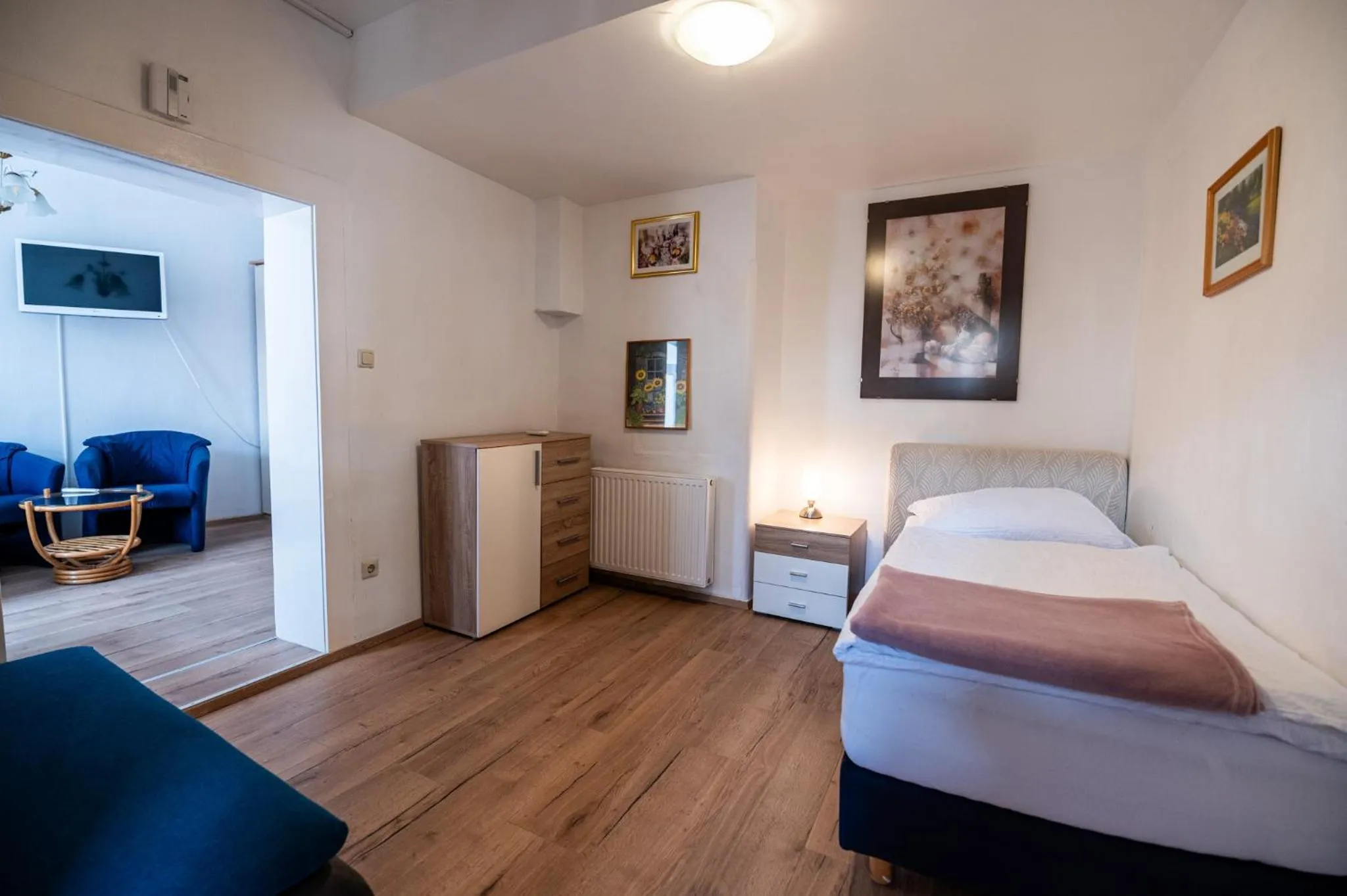 Bed in Hotel Alter Telegraf