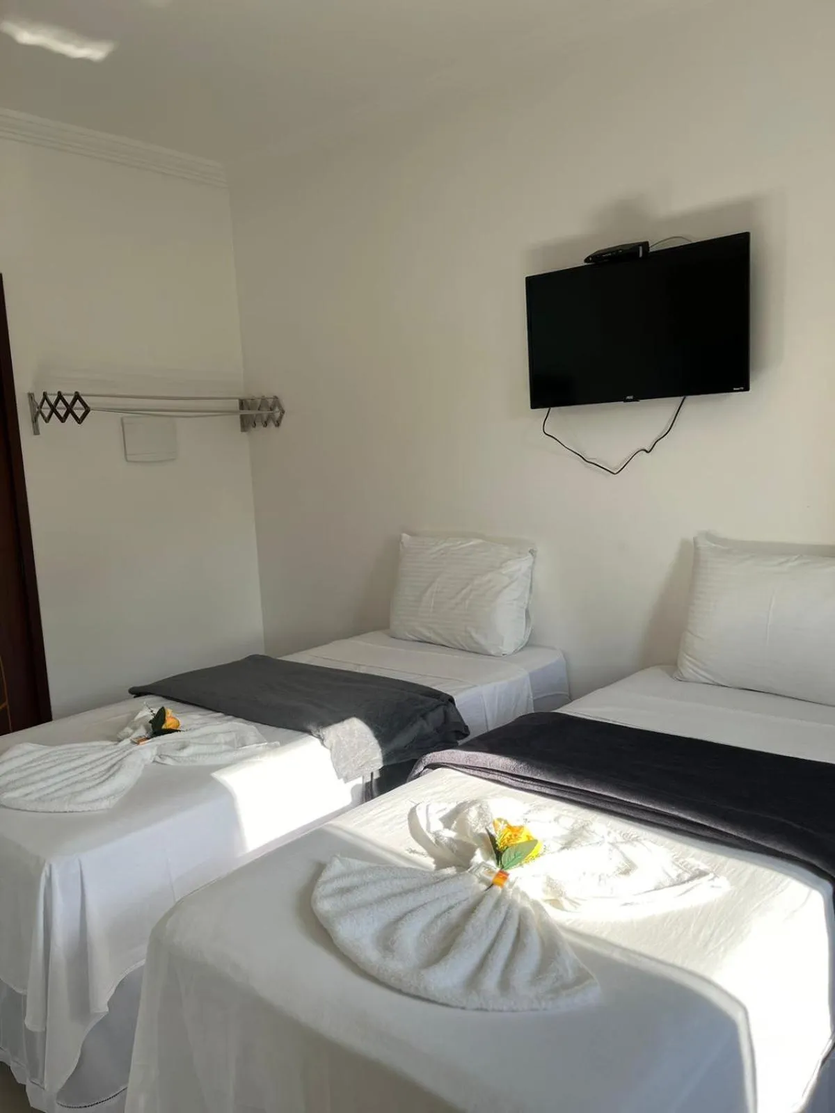 Bed in Pousada La Belle