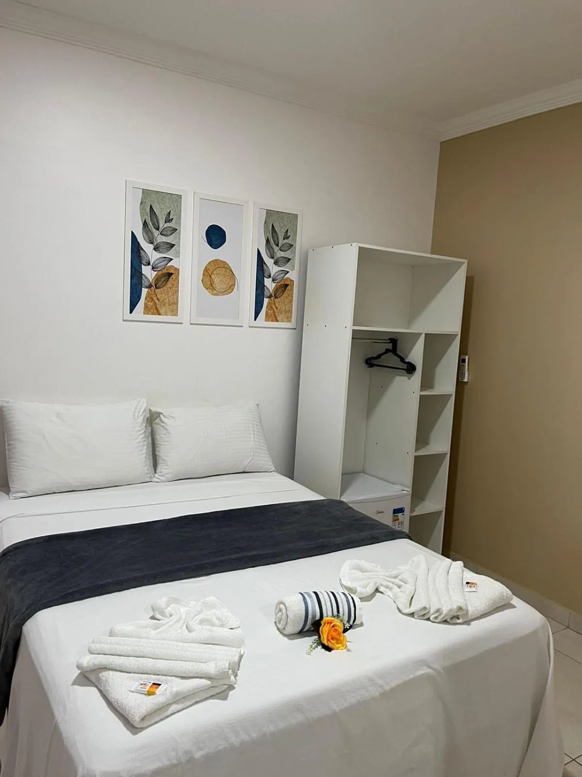 Bed in Pousada La Belle