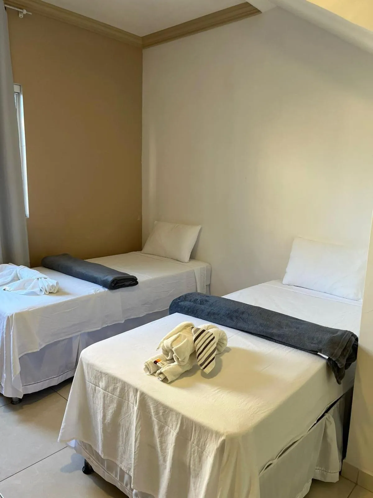 Bed in Pousada La Belle