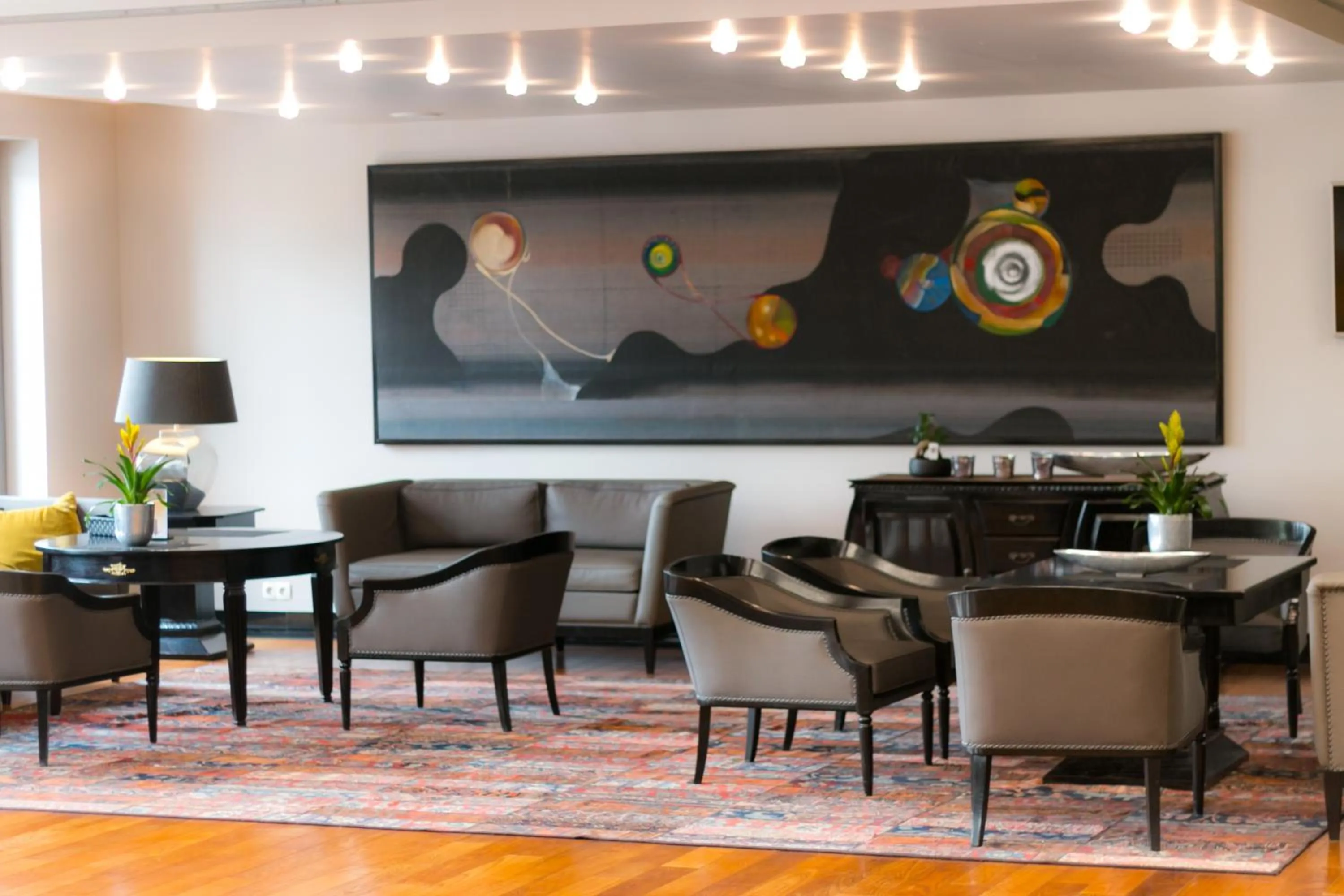 Lobby or reception in Hotel Visegrád