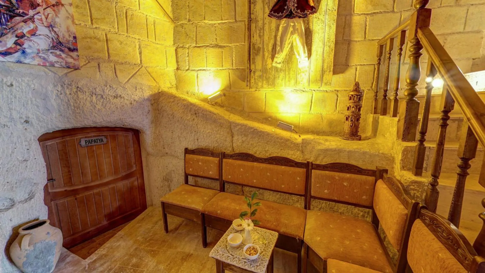 Lobby or reception in Cappadocia Alaz Cave Otel