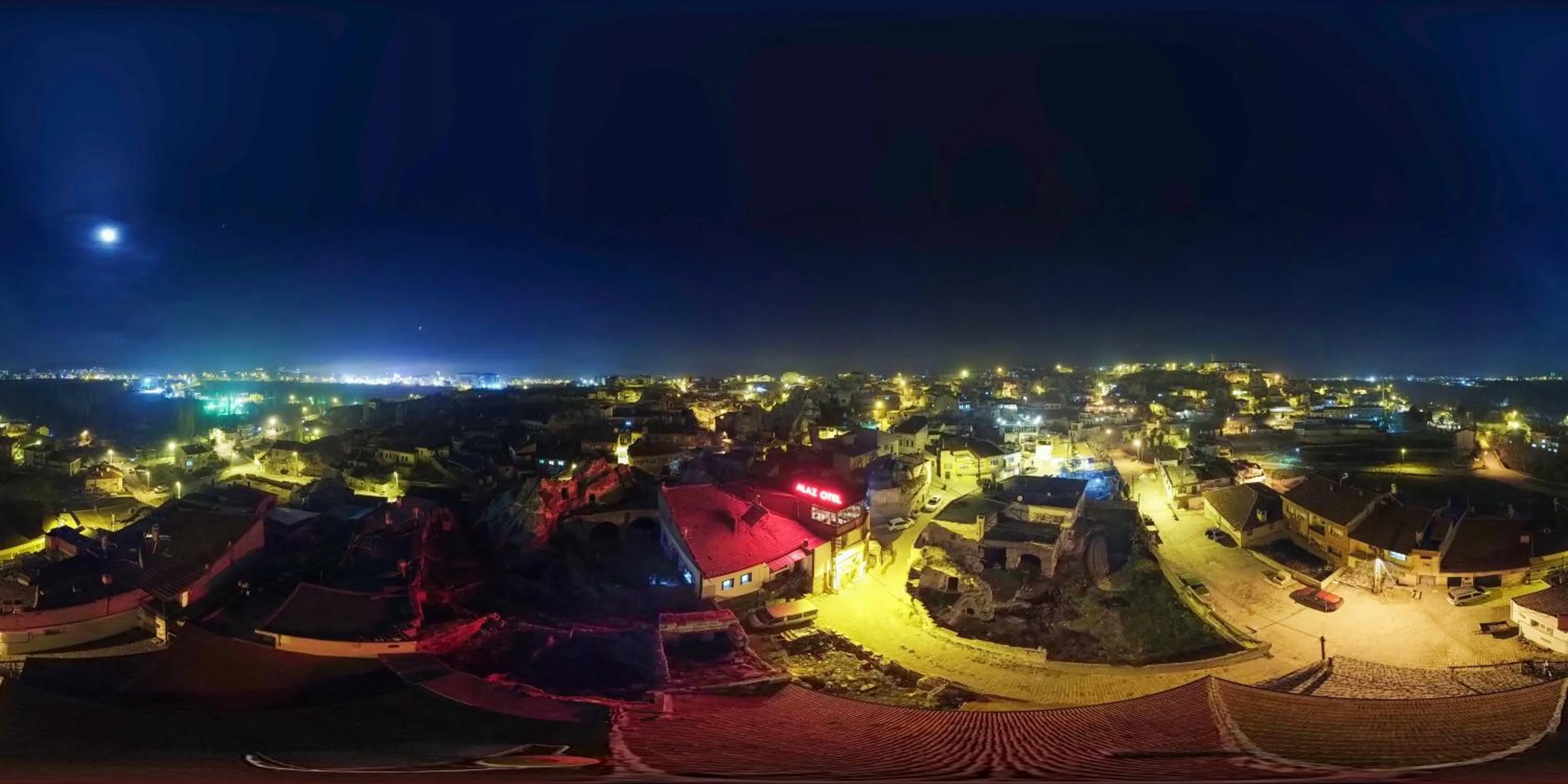 Bird's eye view in Cappadocia Alaz Cave Otel