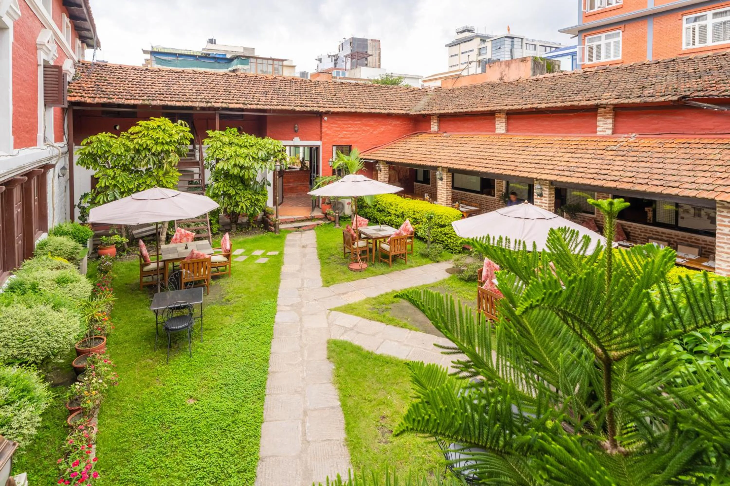 Garden in Hukum Darbar Restaurant & Hotel