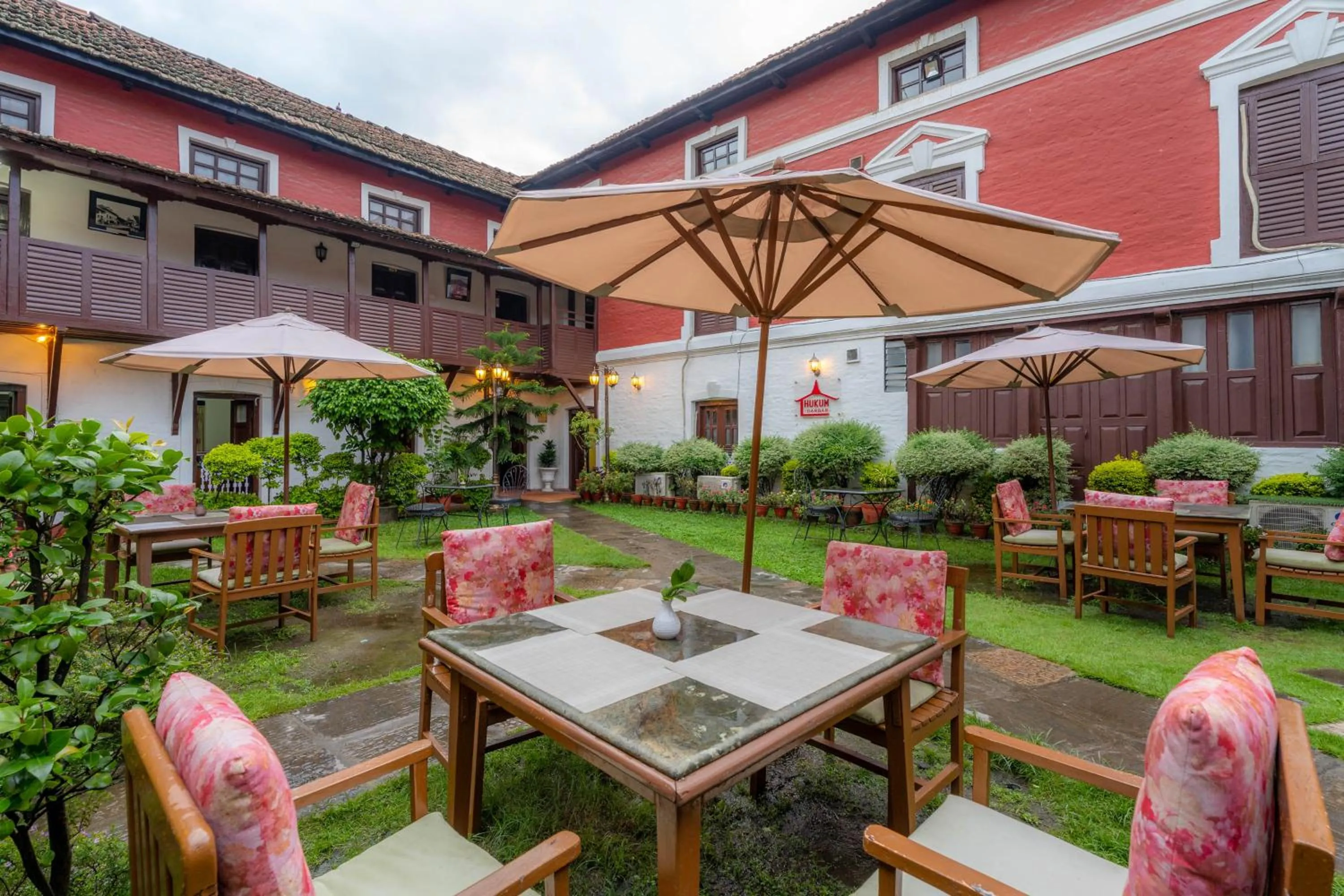 Garden in Hukum Darbar Restaurant & Hotel