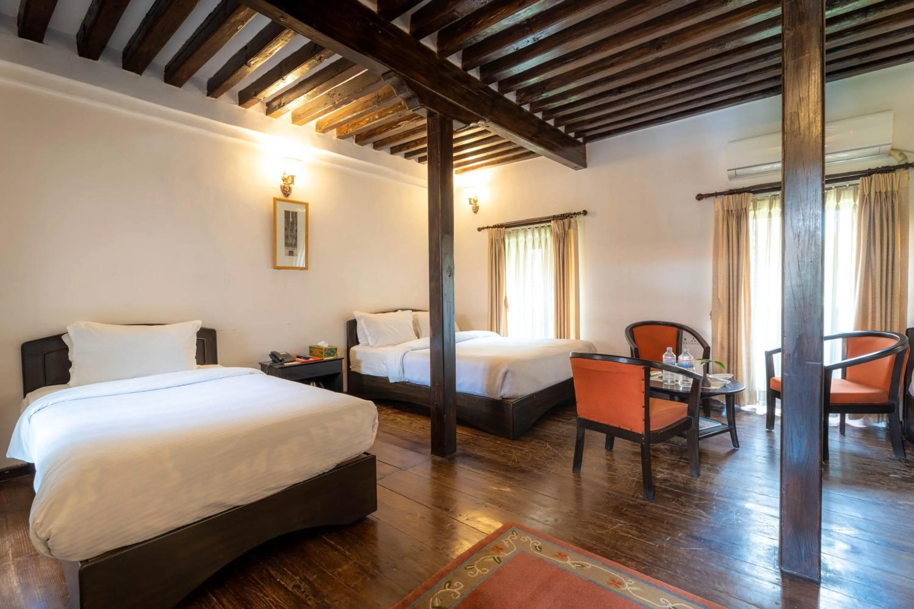 Photo of the whole room, Bed in Hukum Darbar Restaurant & Hotel