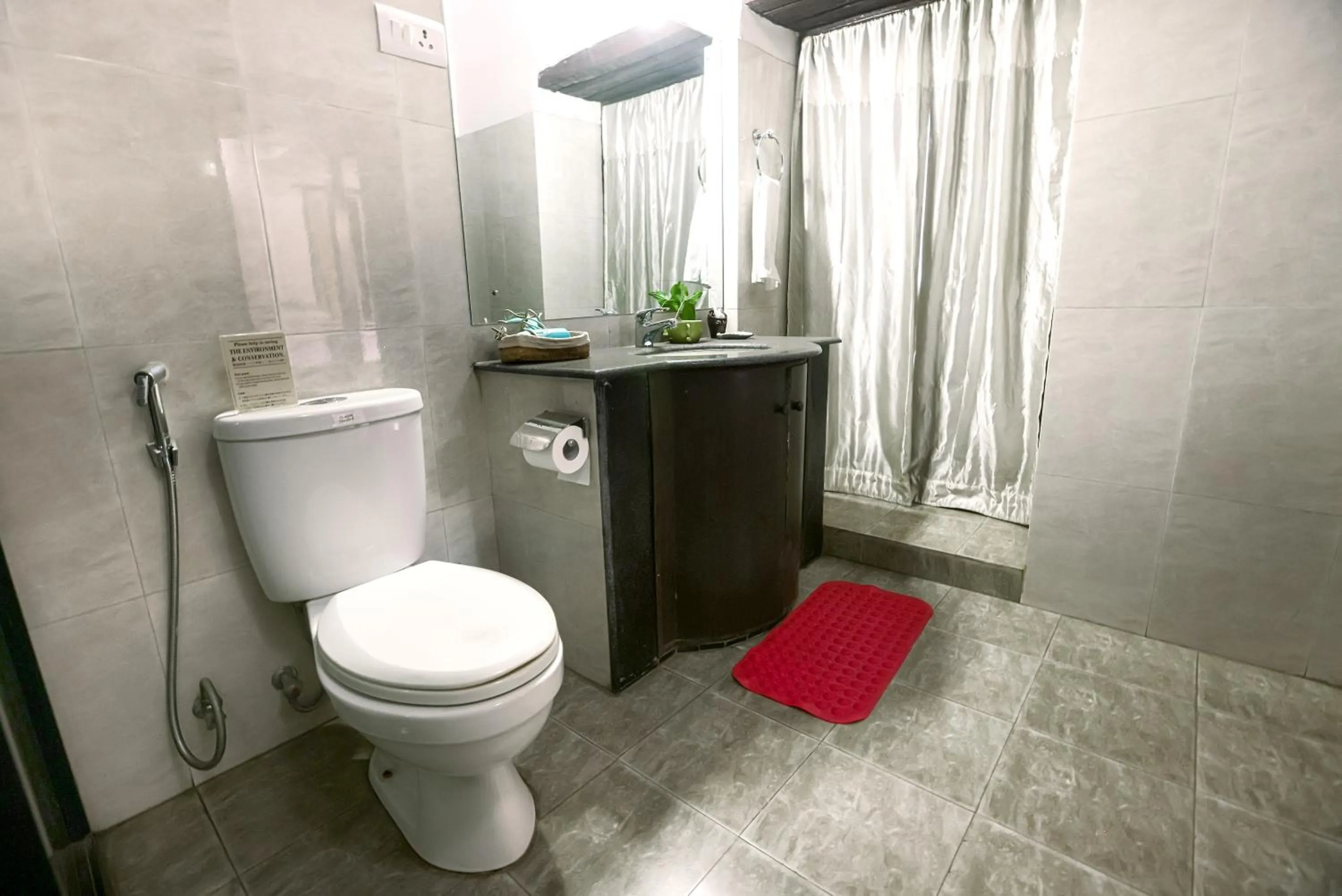 Toilet in Hukum Darbar Restaurant & Hotel