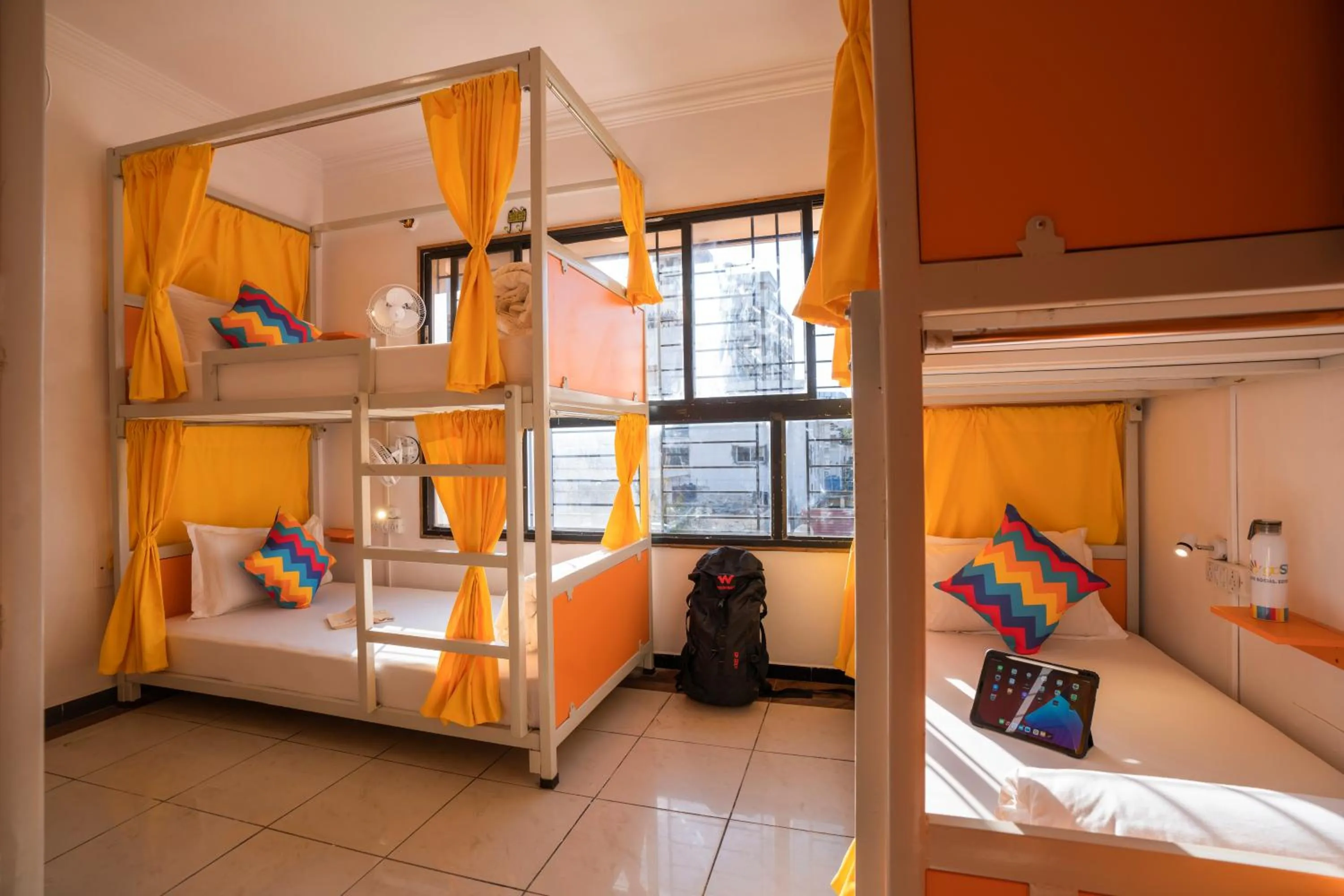 Bed in goSTOPS Bengaluru, Gandhi Nagar Majestic