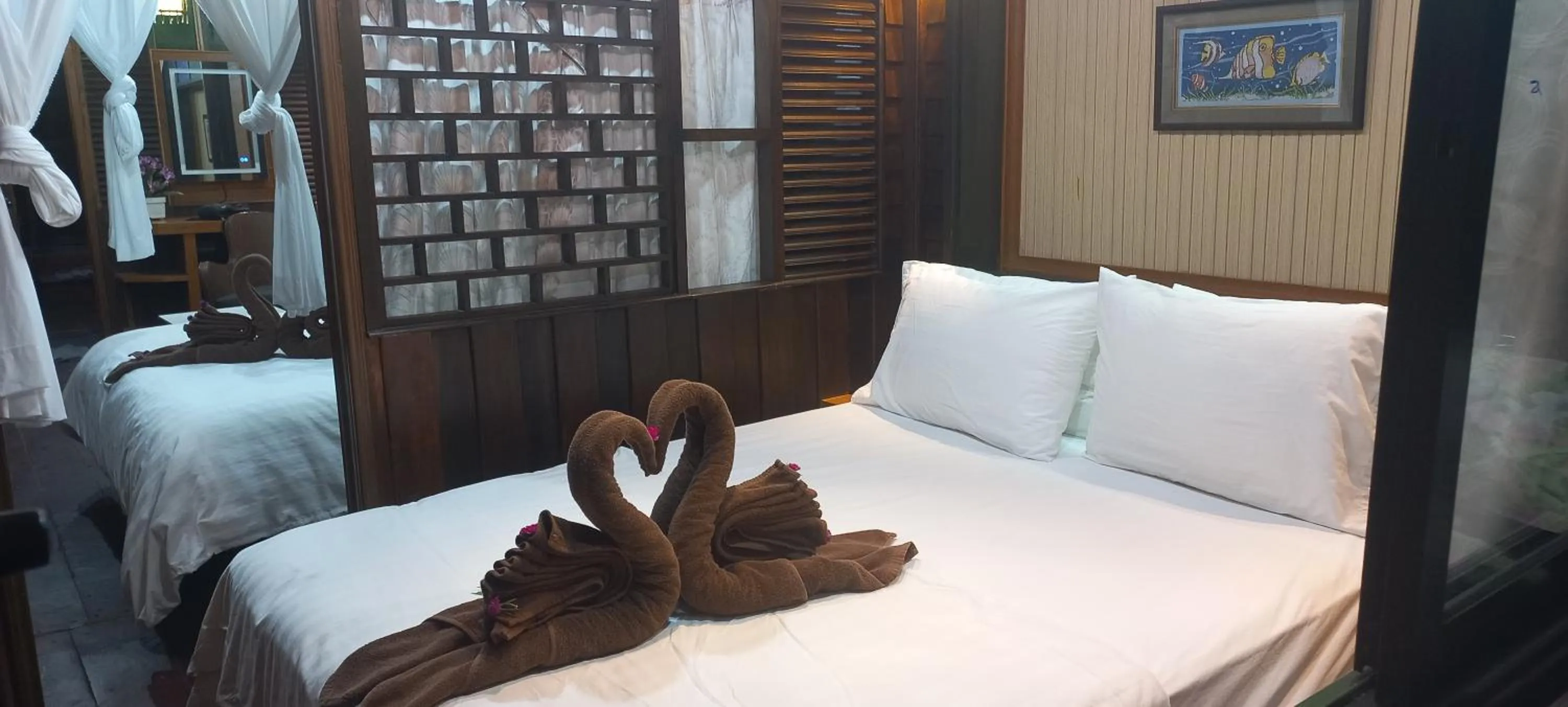 Bed in Mangrove House Lanta Old Town
